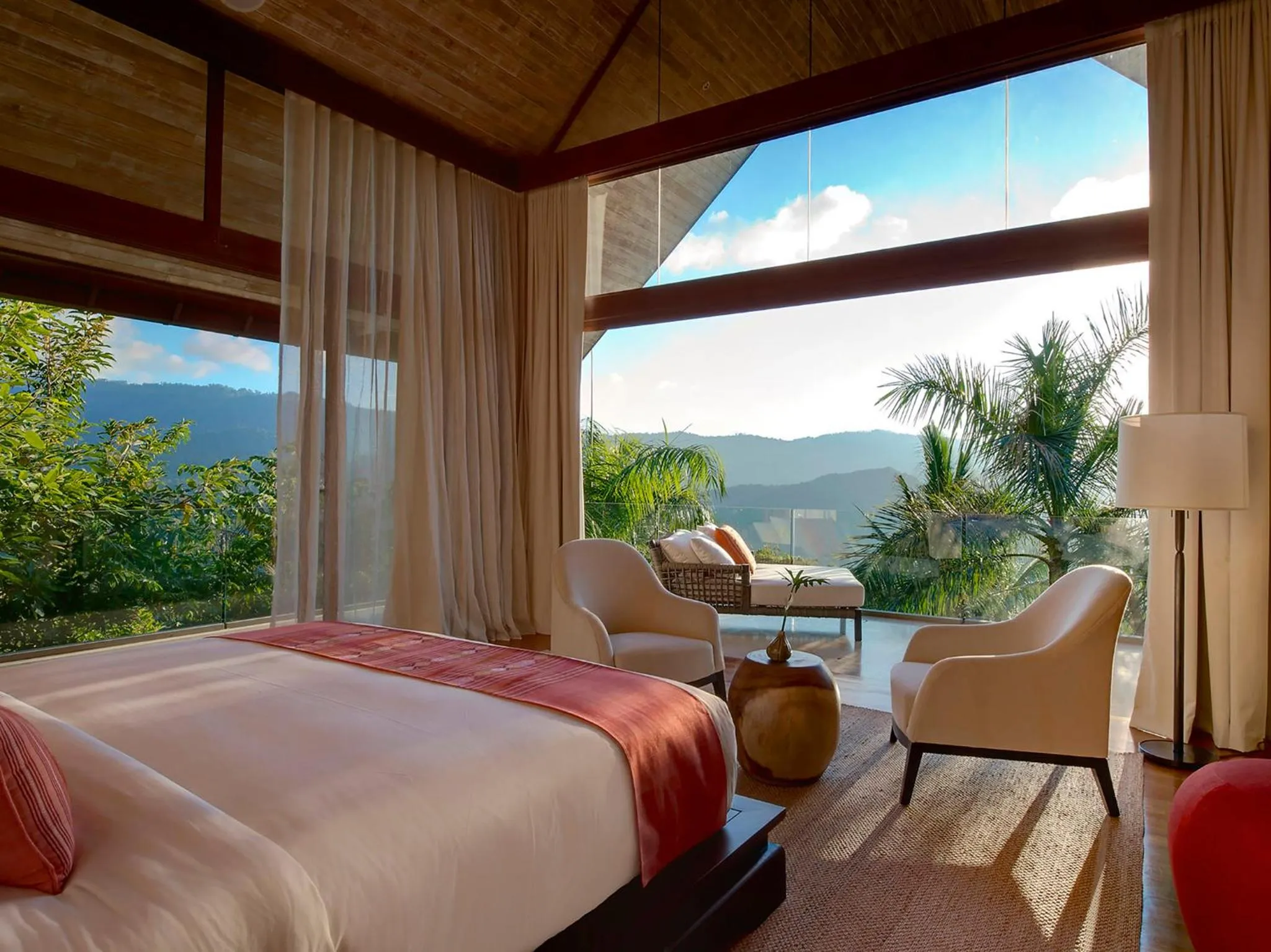 Bed in Panacea Retreat