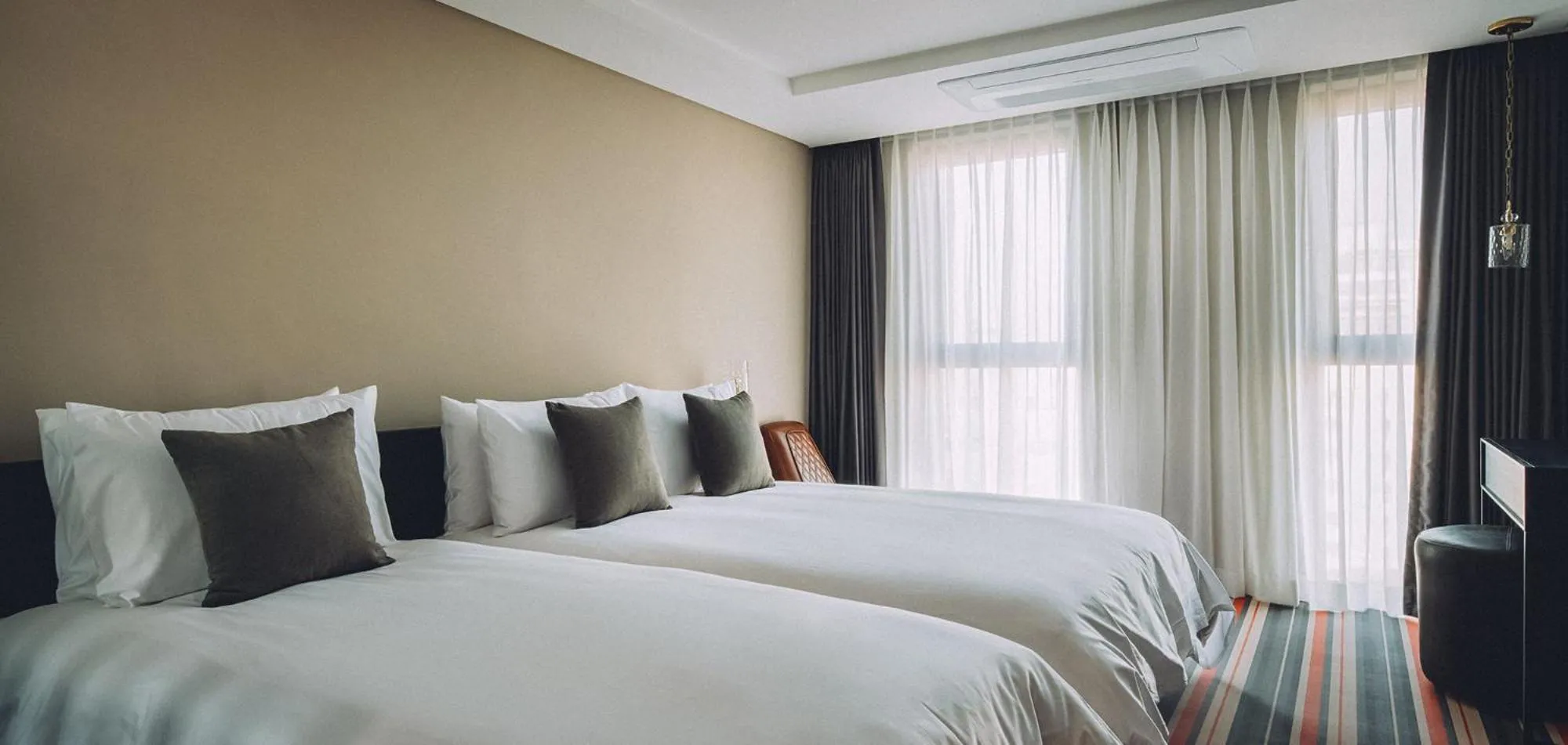 Bed in Maxx Jeju, a member of H Rewards