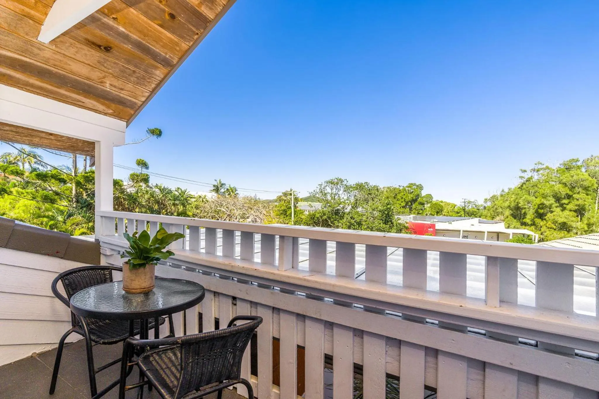 Balcony/Terrace in Aquarius Backpackers Resort