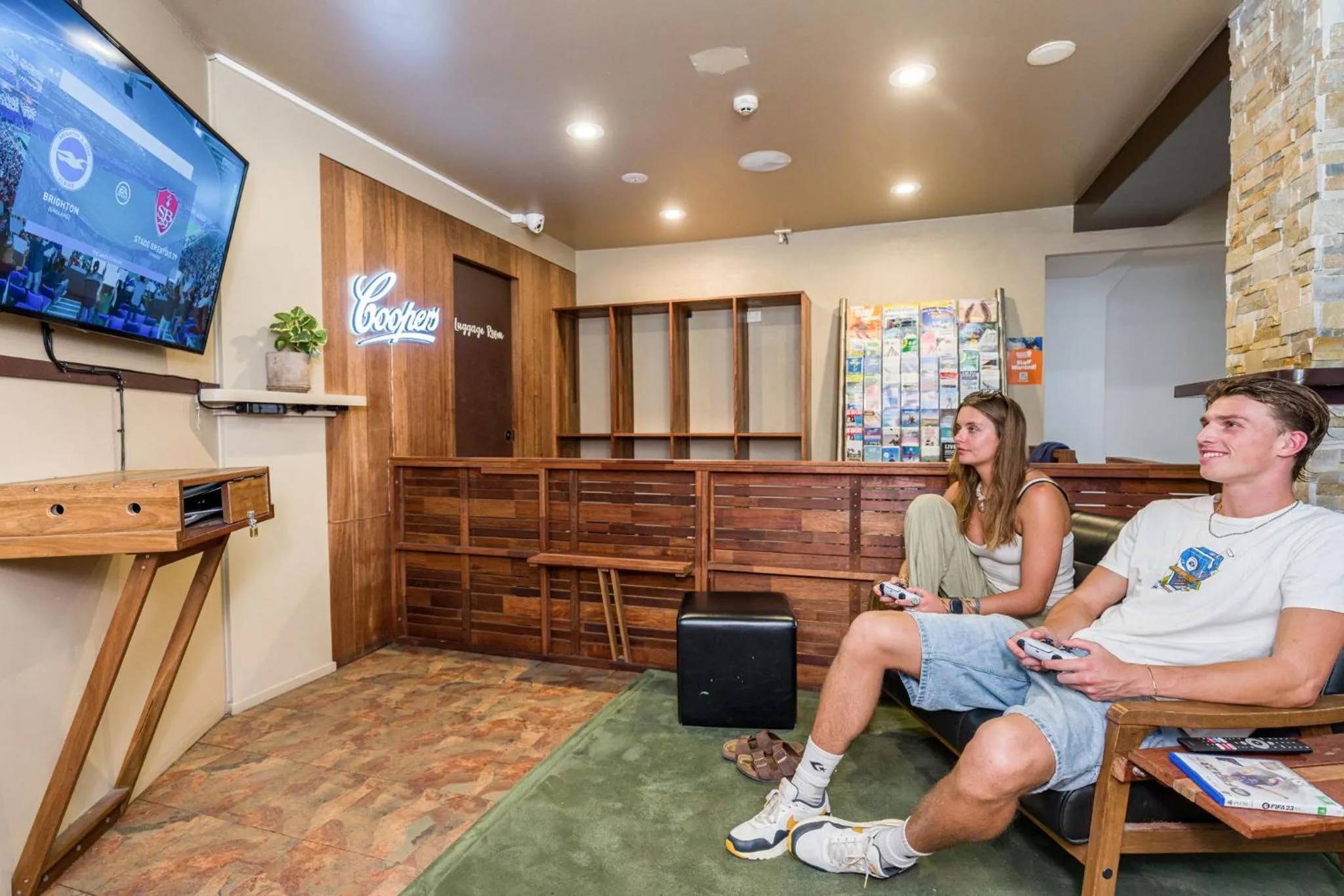 Game Room in Aquarius Backpackers Resort