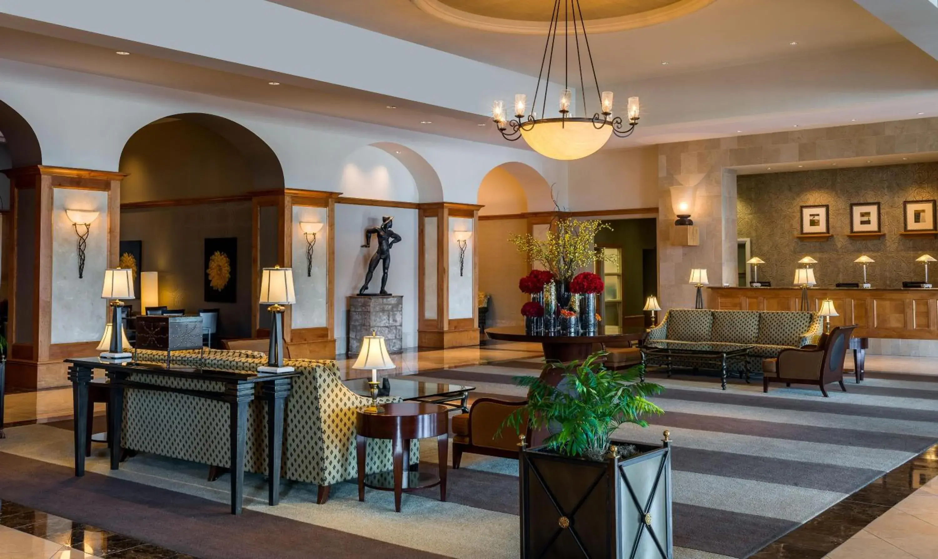 Lobby or reception in Hilton Santa Clara Lobby or reception in Hilton Santa Clara