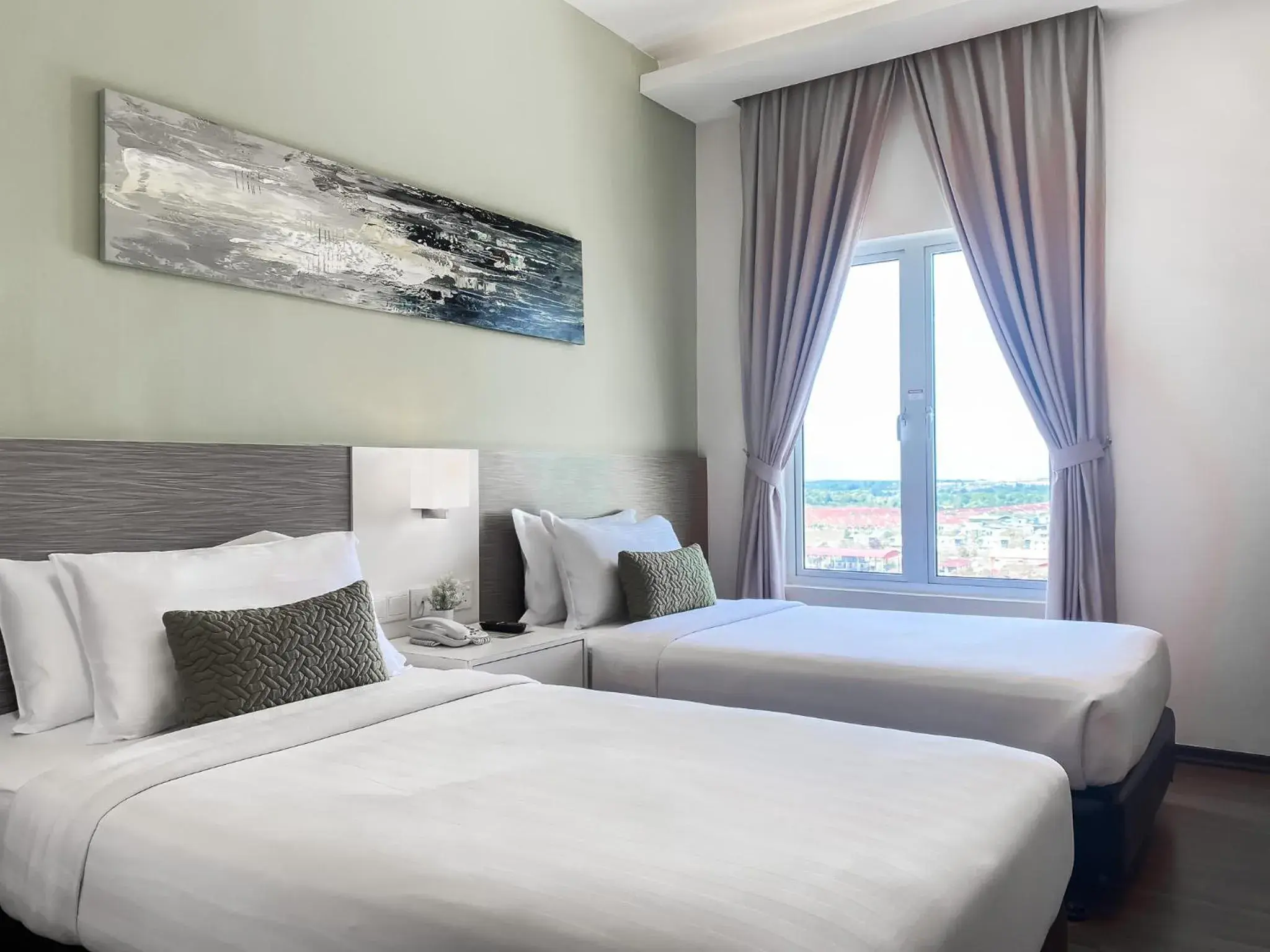 Superior Twin Room in Amansari Hotel Desaru Superior Twin Room in Amansari Hotel Desaru