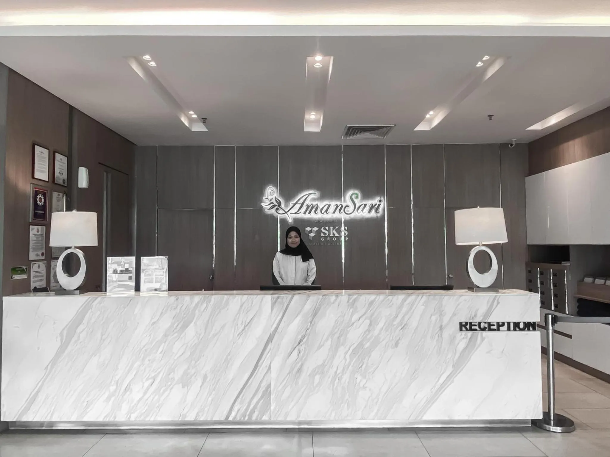 Lobby or reception in Amansari Hotel Desaru