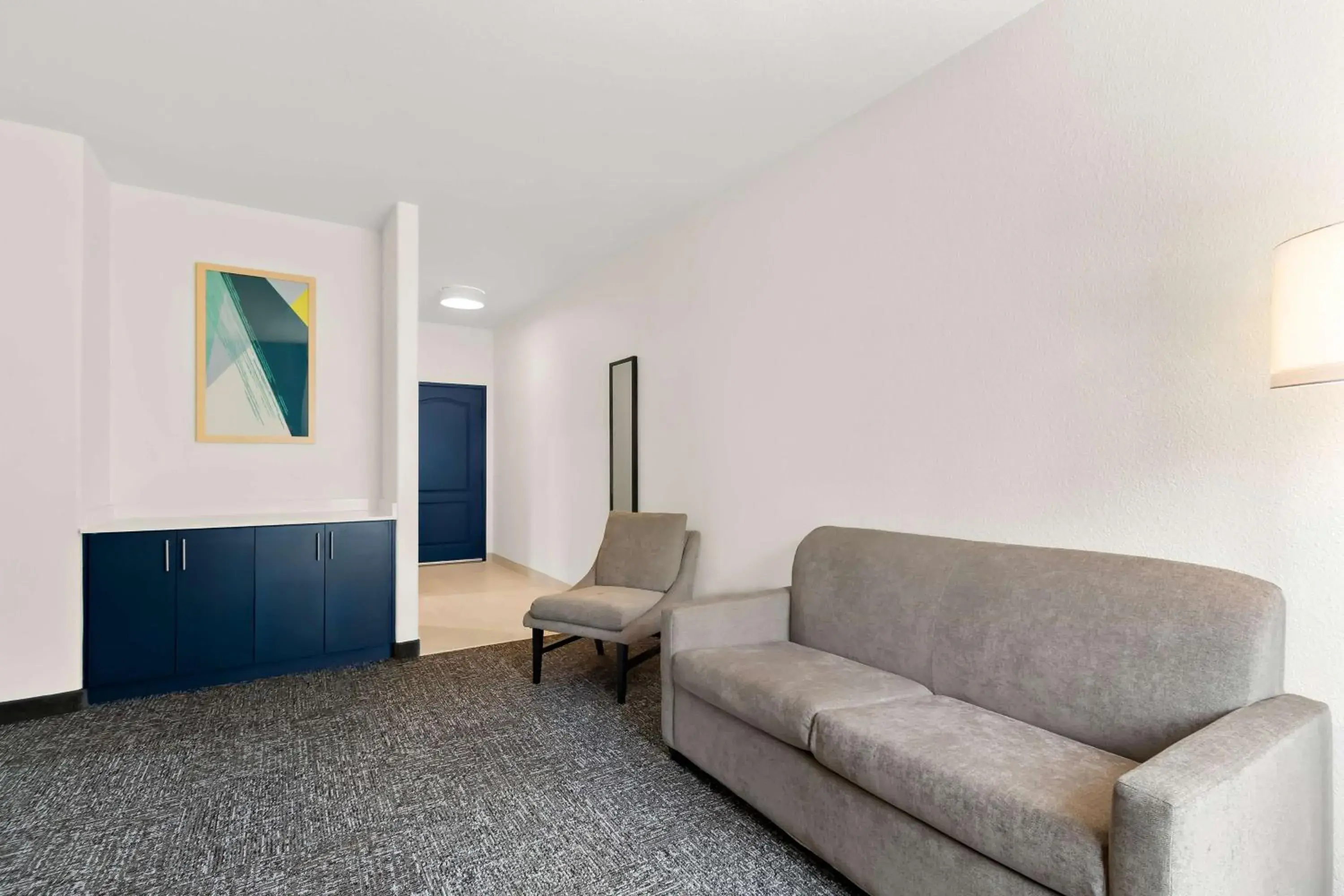 Living room in Spark By Hilton Missouri City Living room in Spark By Hilton Missouri City