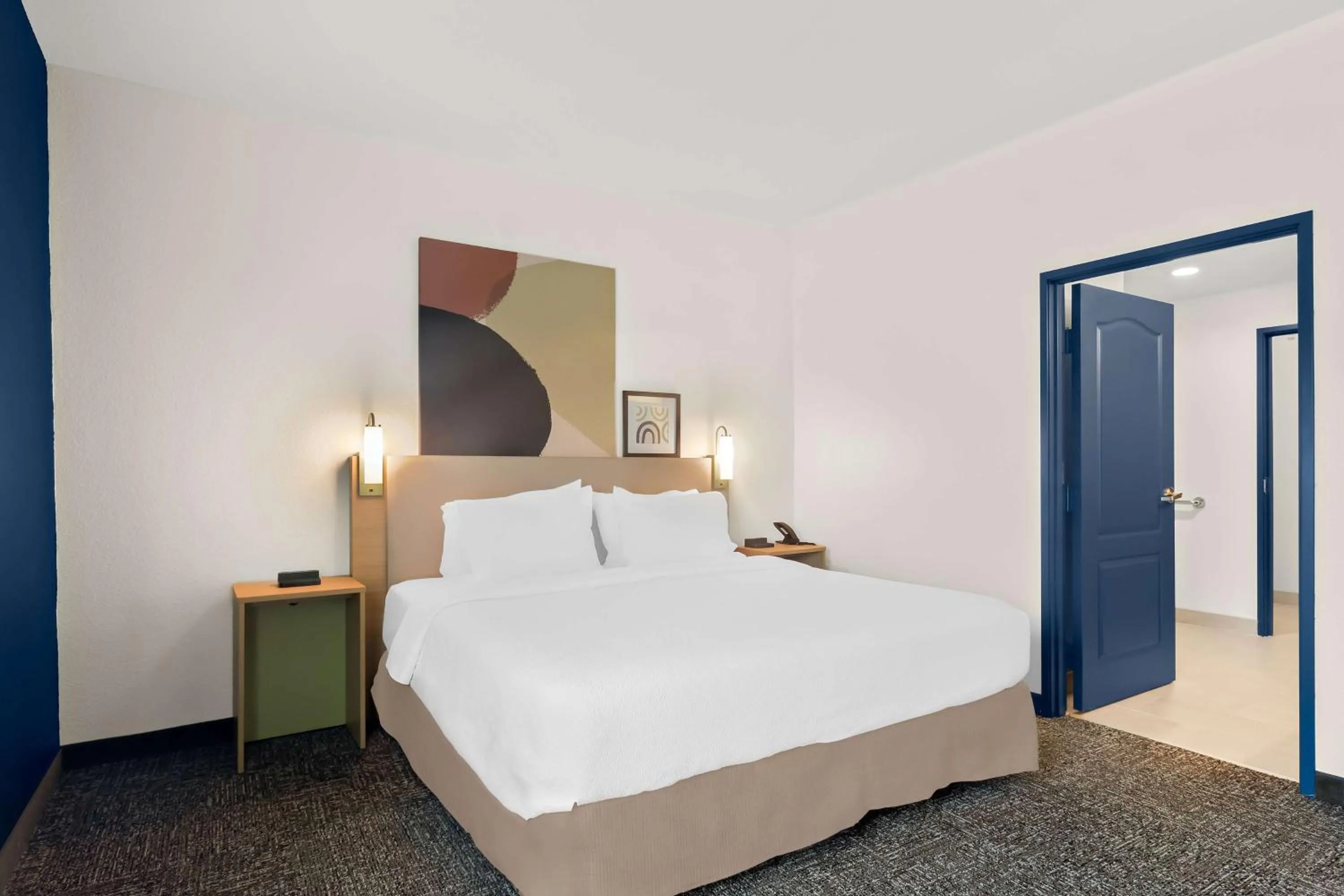 Bed in Spark By Hilton Missouri City