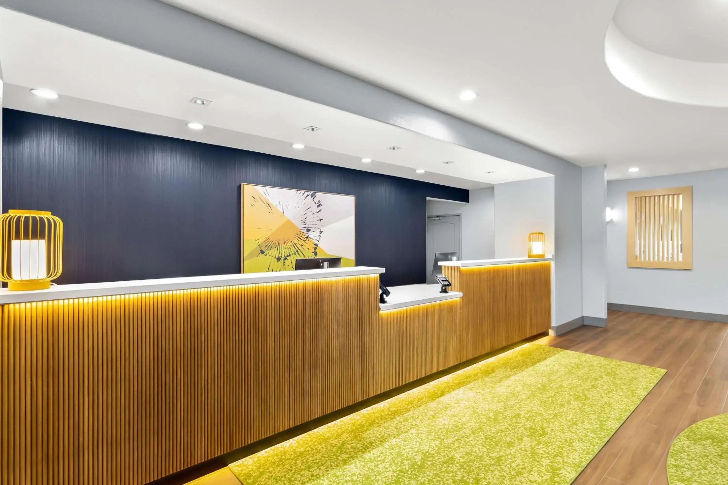 Lobby or reception in Spark By Hilton Missouri City Lobby or reception in Spark By Hilton Missouri City