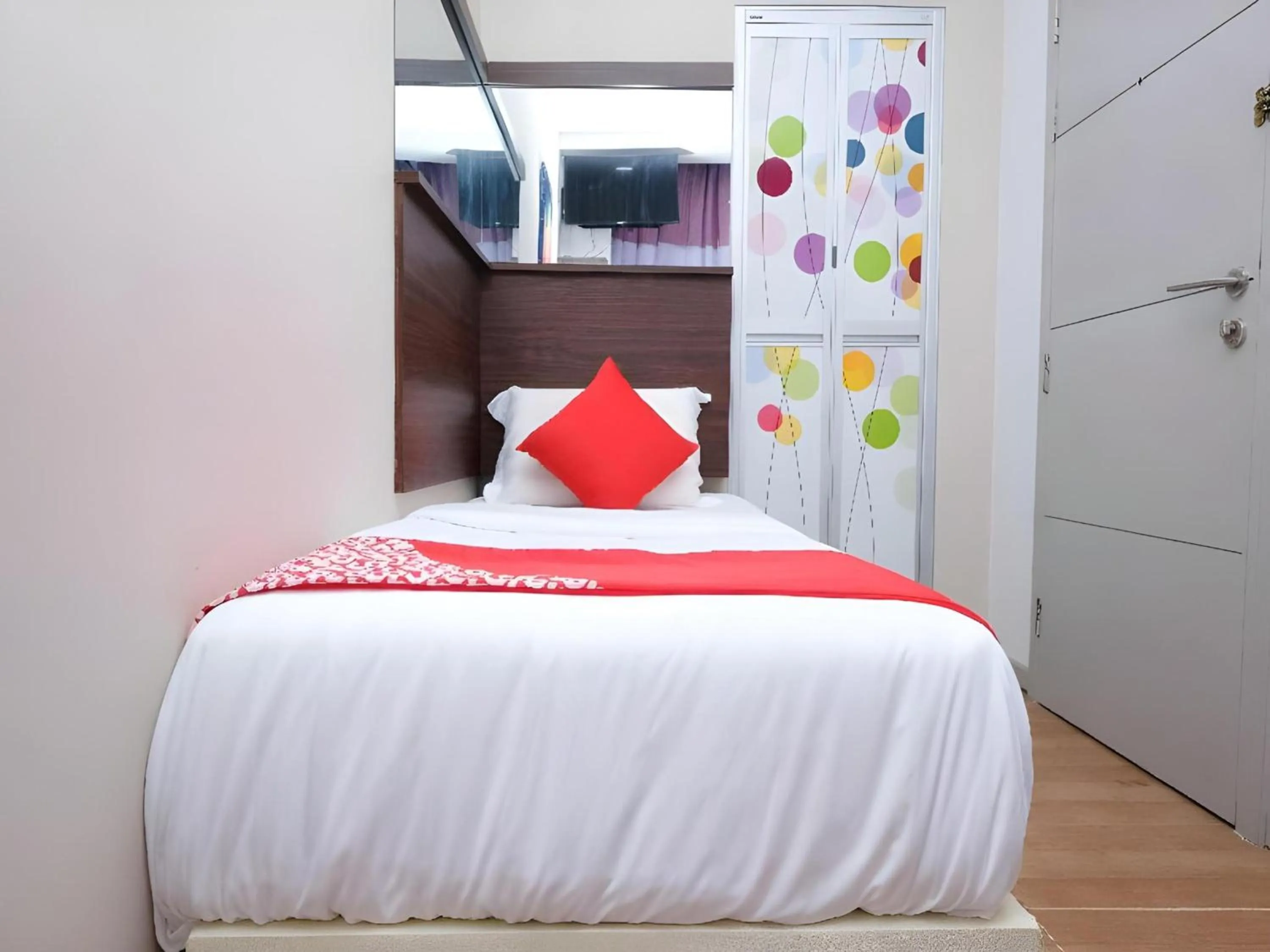 Photo of the whole room, Bed in Hotel O Fajar Baru Boutique Hotel