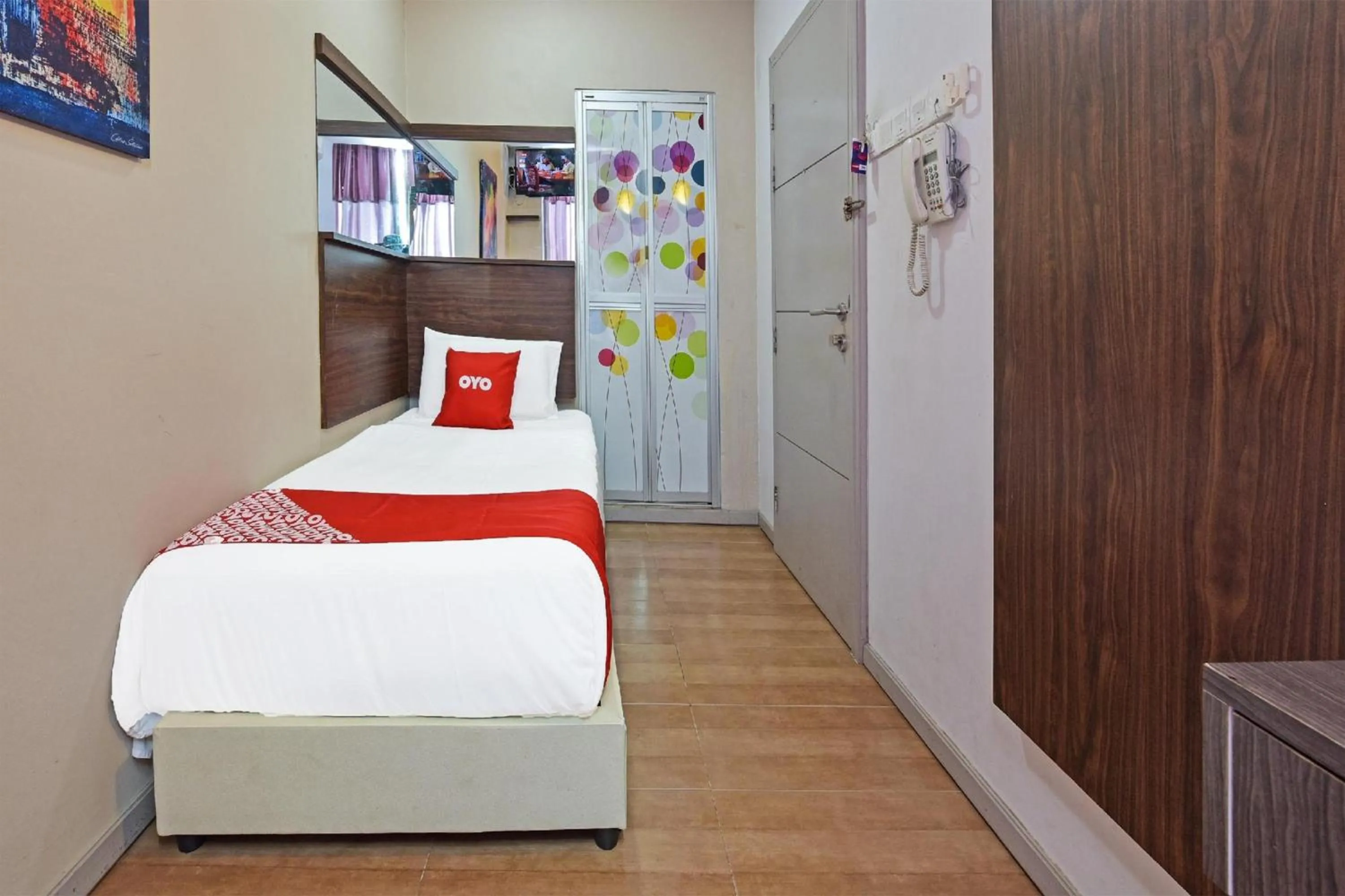 Bedroom, Bed in Hotel O Fajar Baru Boutique Hotel