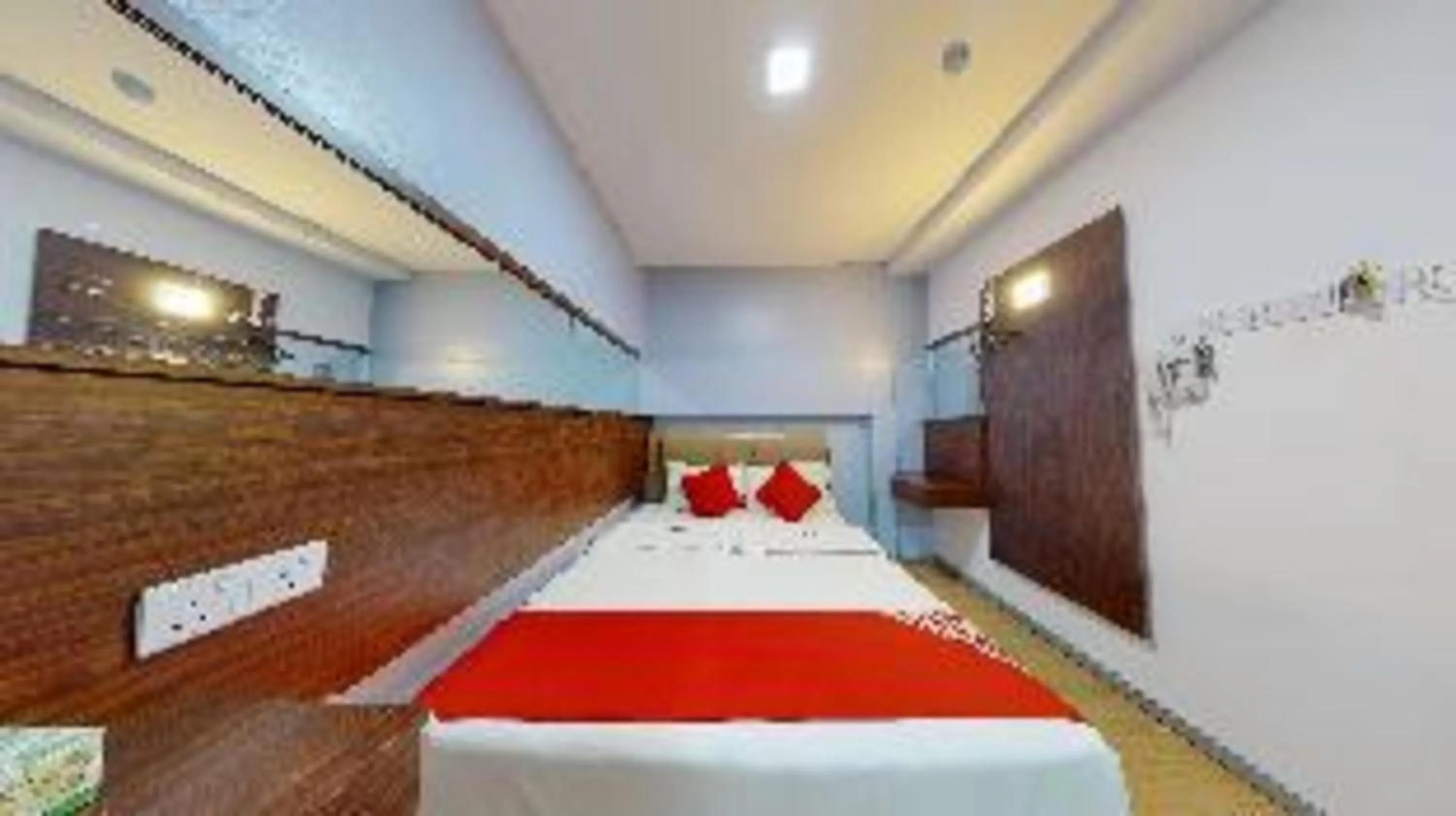 Photo of the whole room, Bed in Hotel O Fajar Baru Boutique Hotel