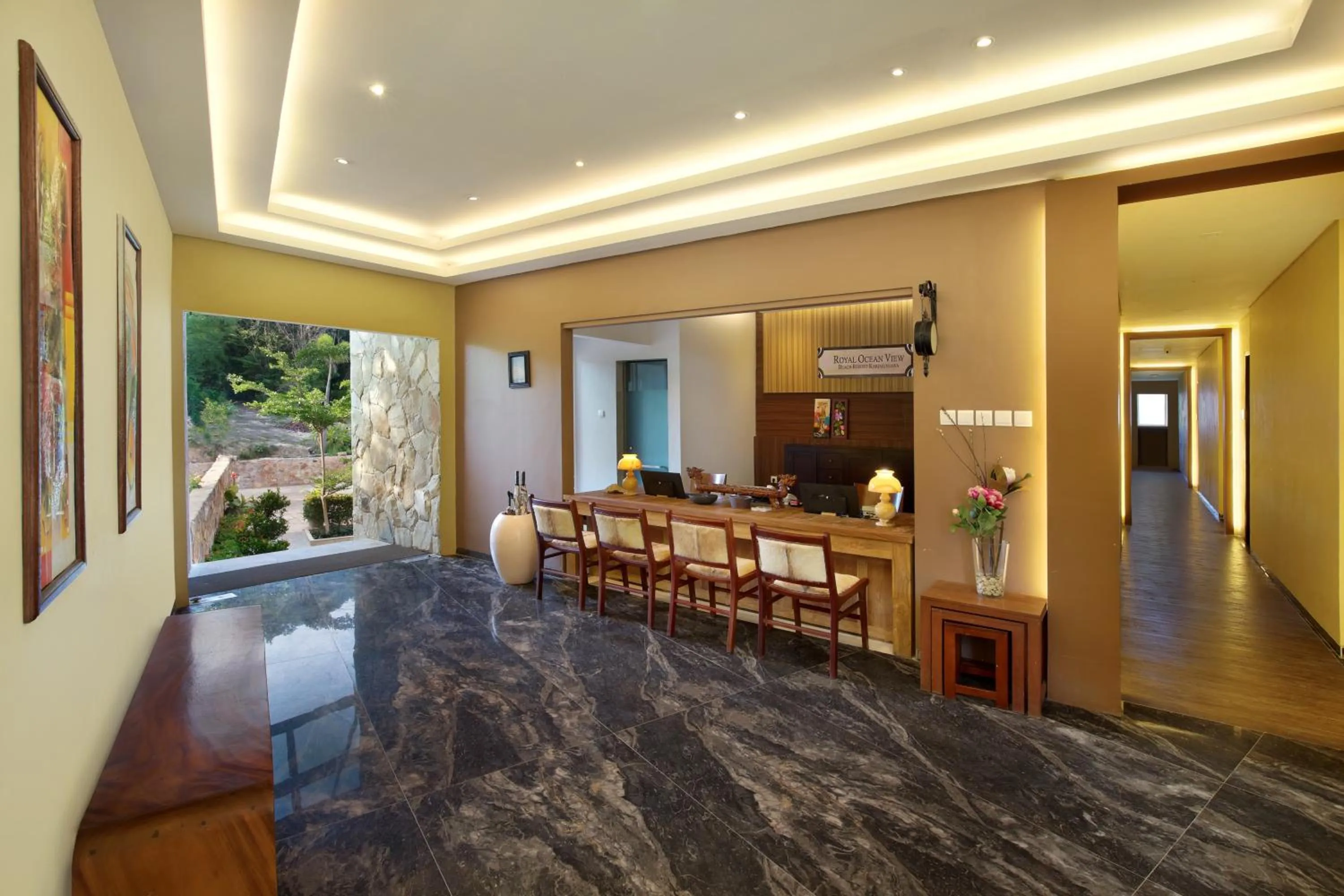 Lobby or reception in Royal Ocean Resort Karimunjawa