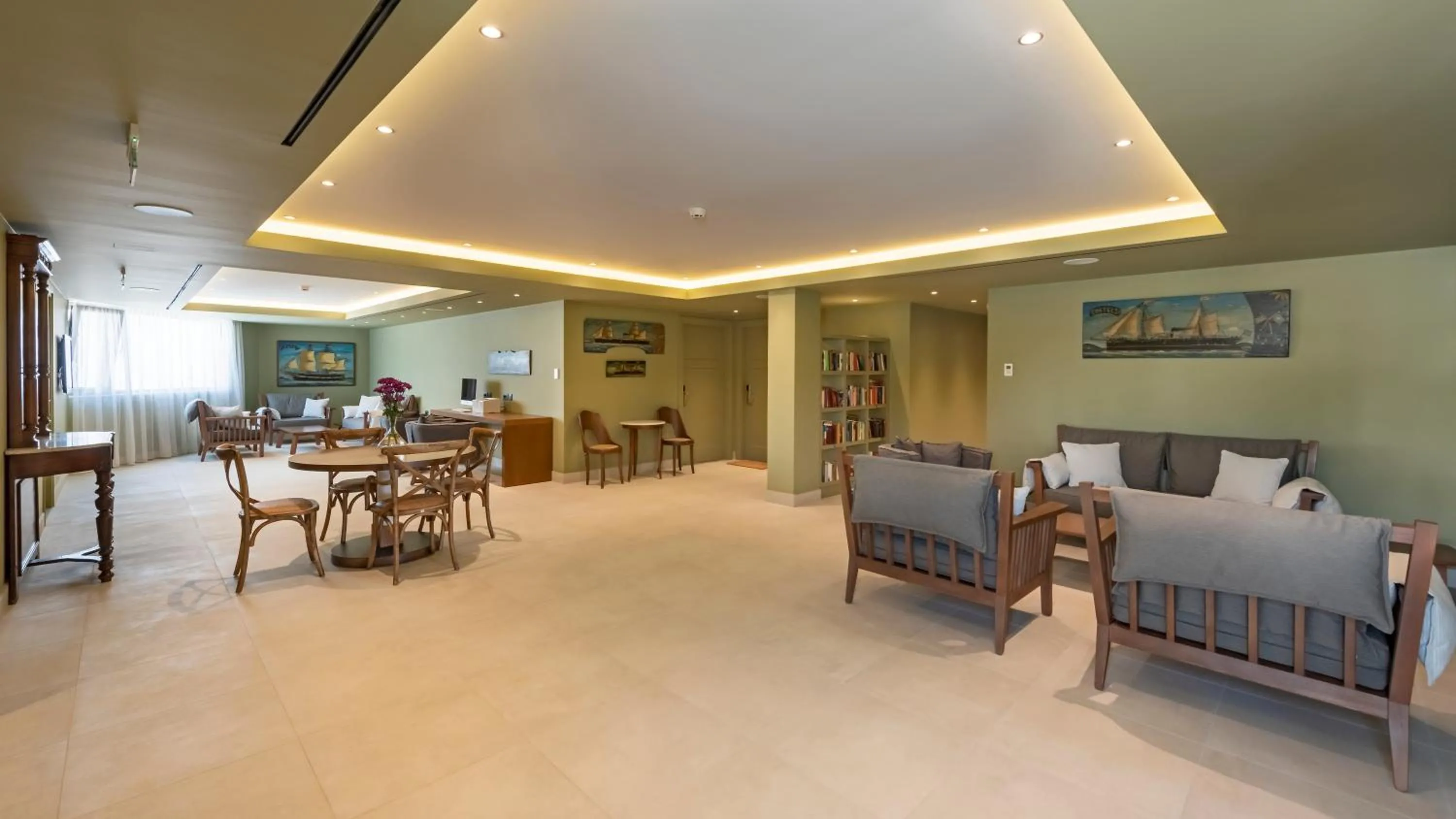 Library in Hapimag Resort Porto Heli