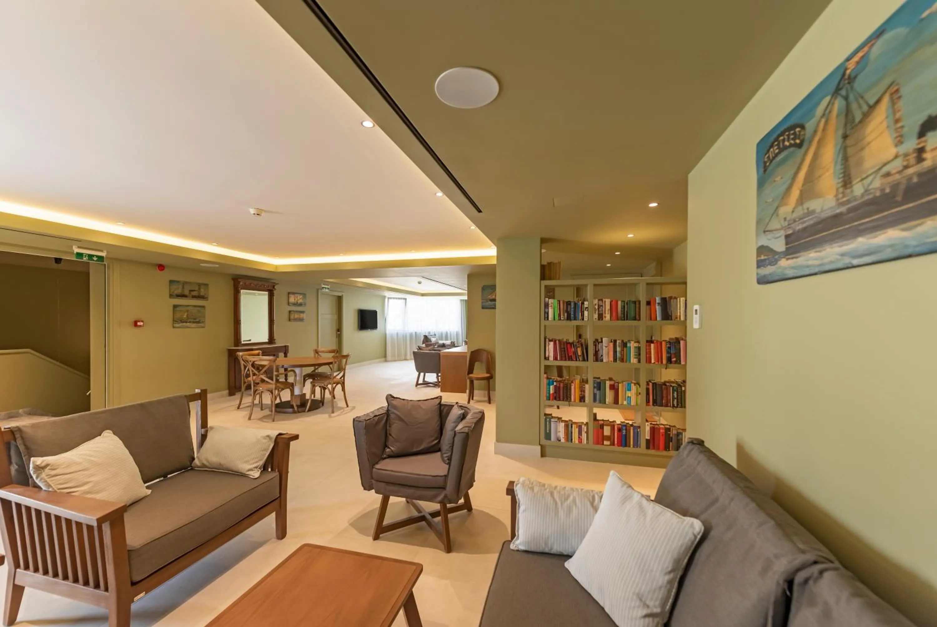 Library in Hapimag Resort Porto Heli