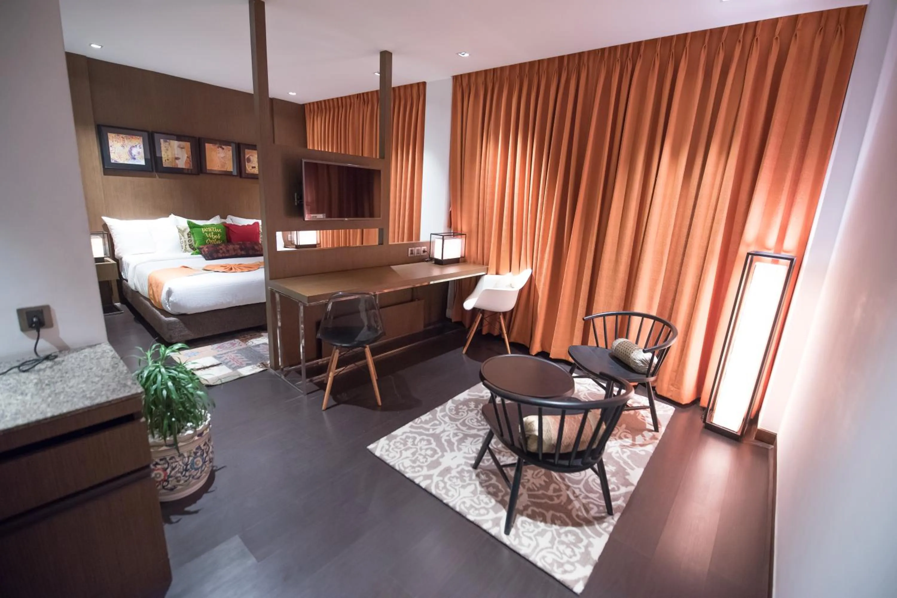 Living room, Bed in Hotel Gallery 67