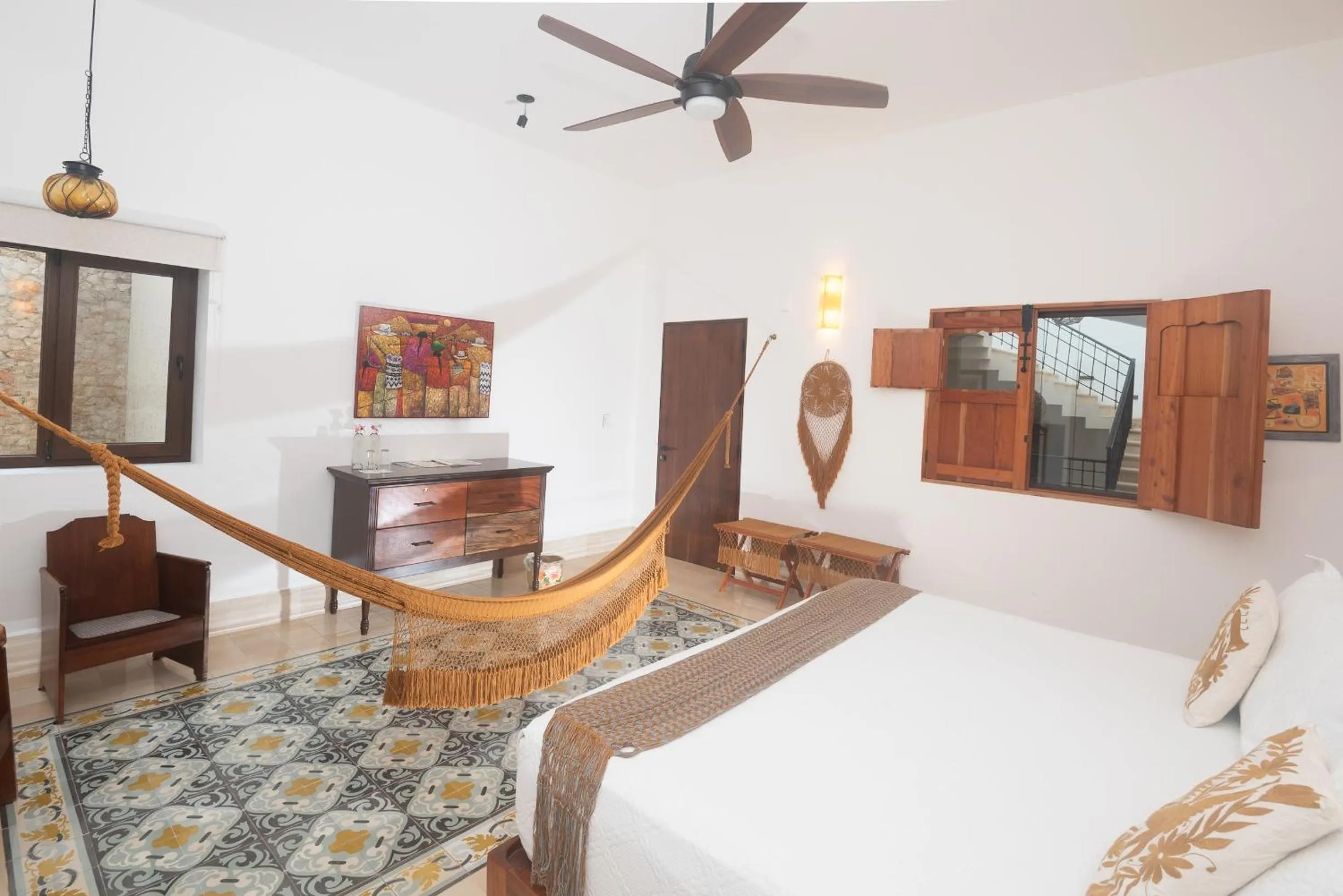 Bed in Hotel Posada San Juan