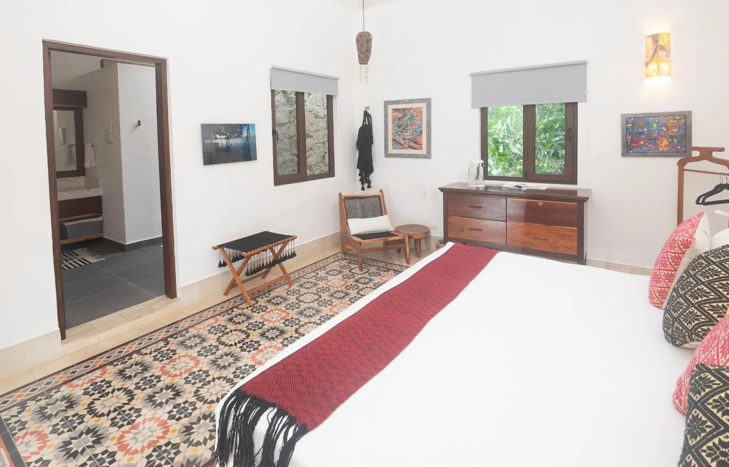 Bed in Hotel Posada San Juan