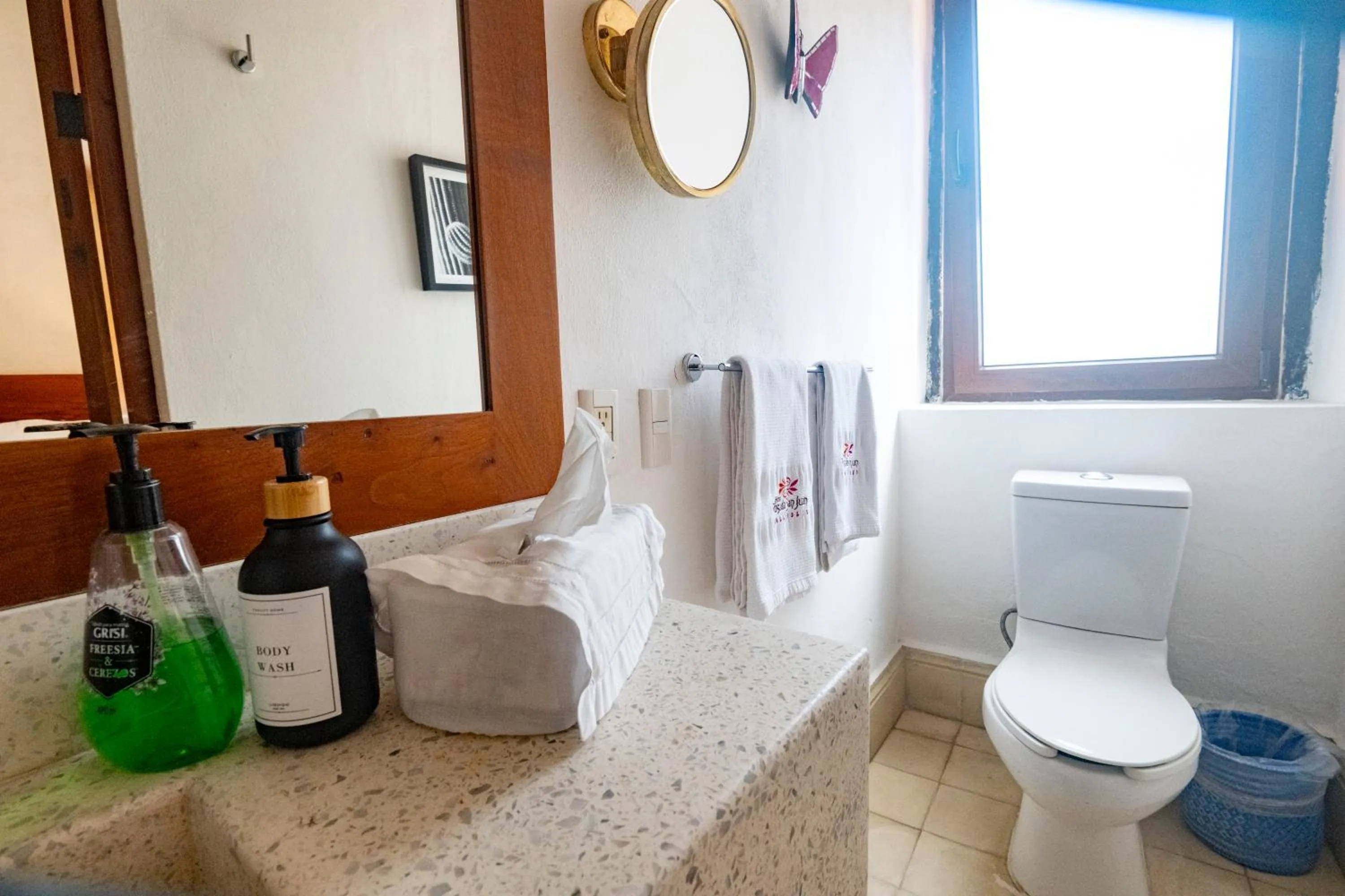 Bathroom in Hotel Posada San Juan