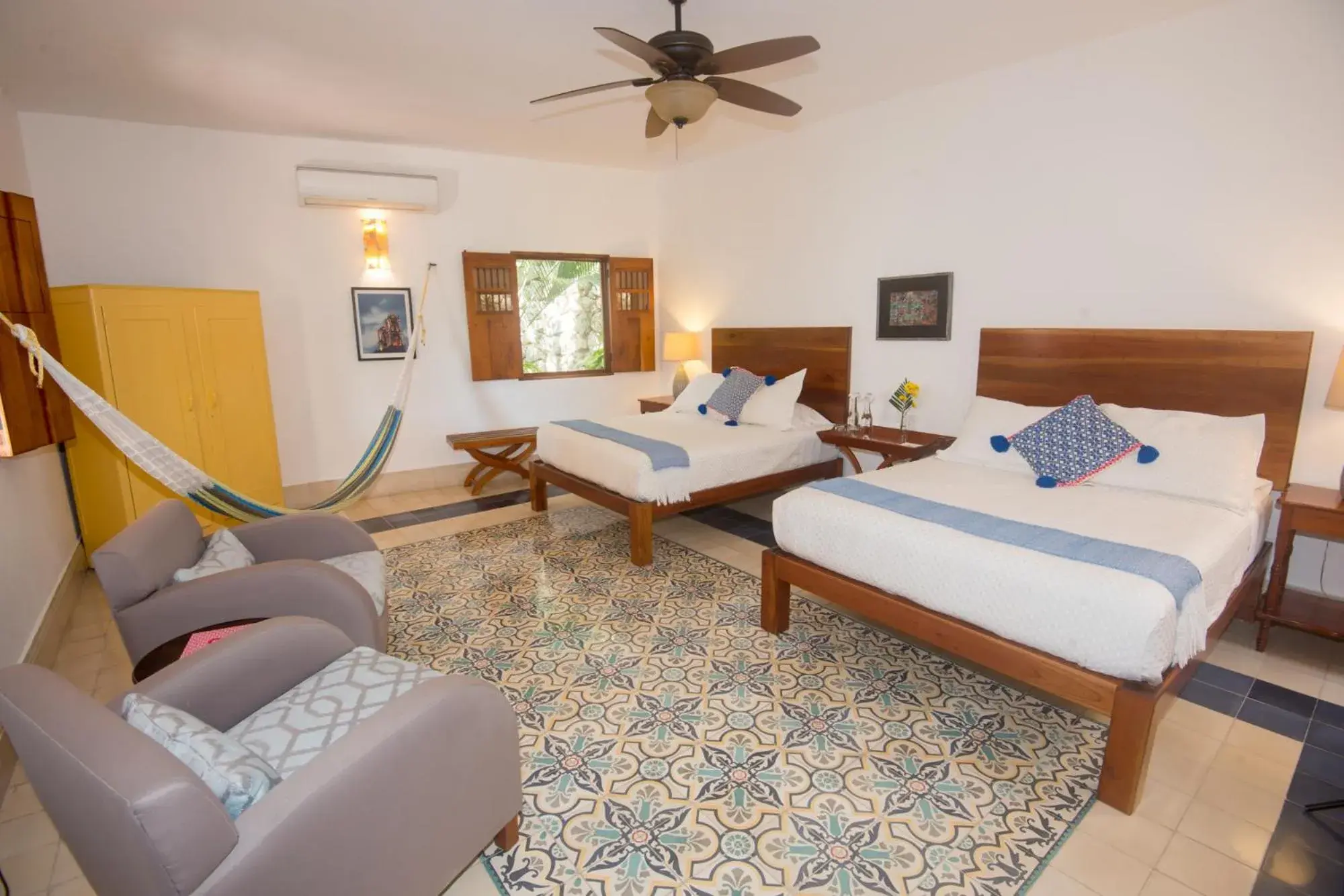 Classic Room with two Queen Beds - Building 1 in Hotel Posada San Juan Classic Room with two Queen Beds - Building 1 in Hotel Posada San Juan