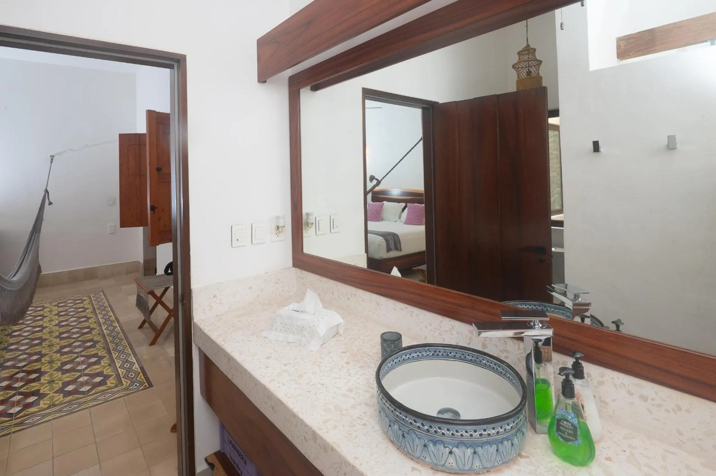 Bathroom in Hotel Posada San Juan