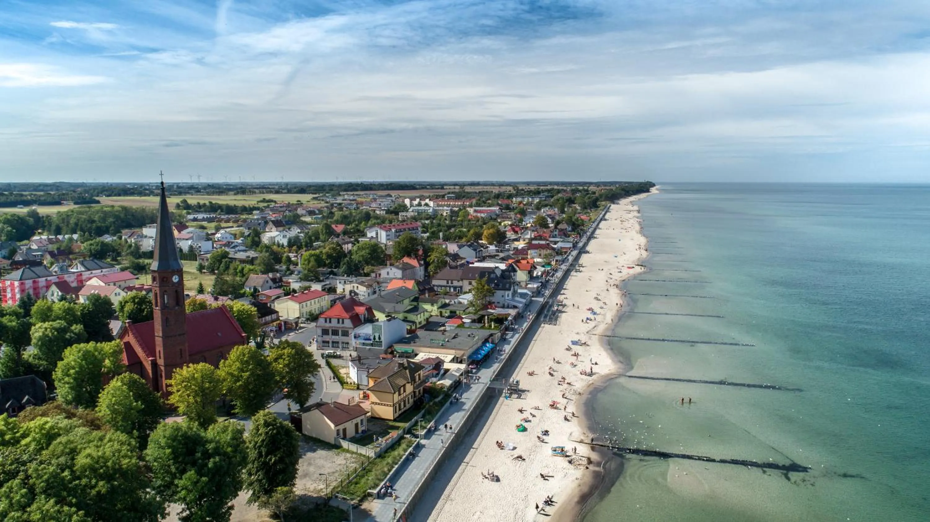 Bird's eye view in Wczasowa 8 Apartments