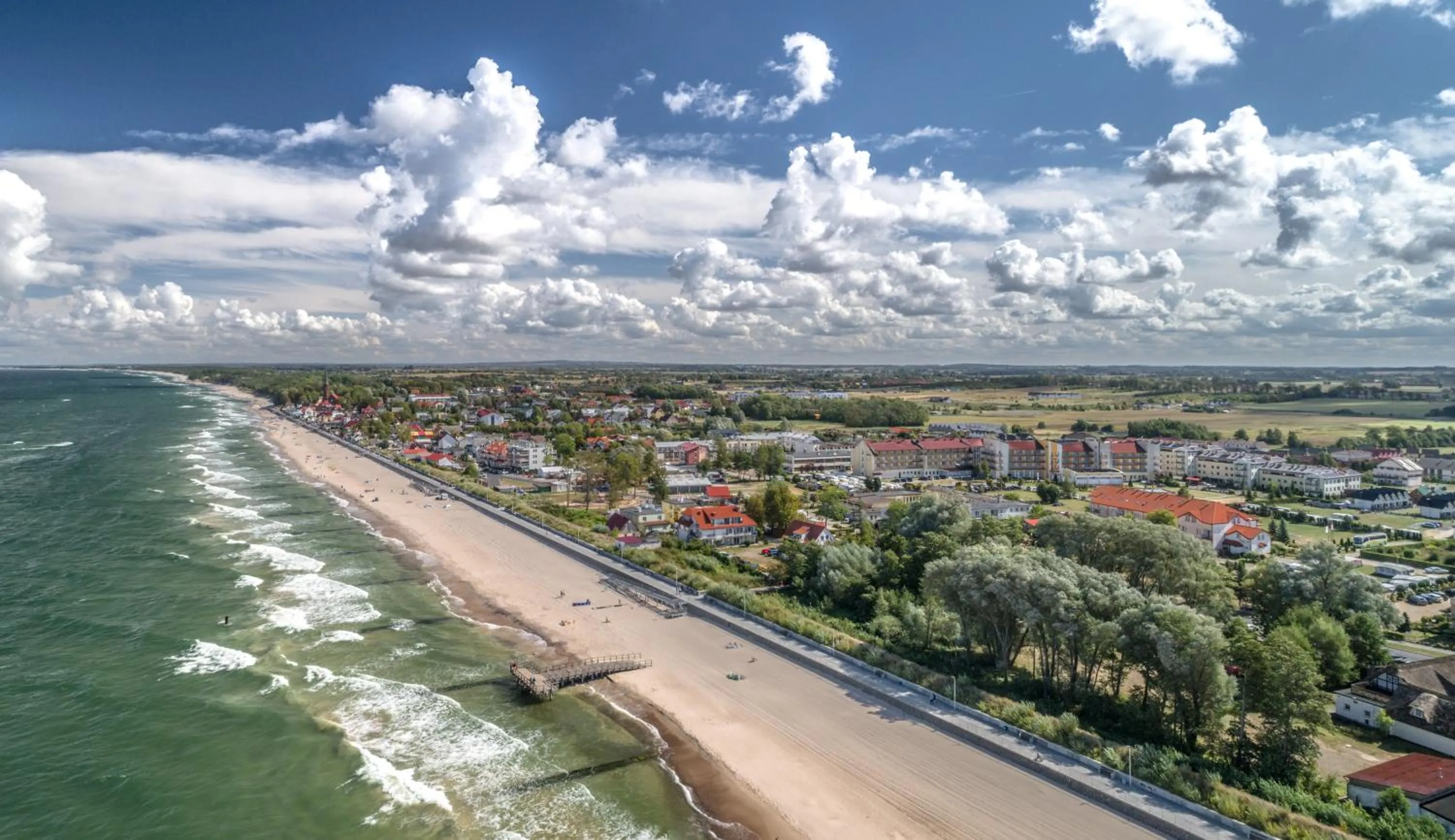 Bird's eye view in Wczasowa 8 Apartments