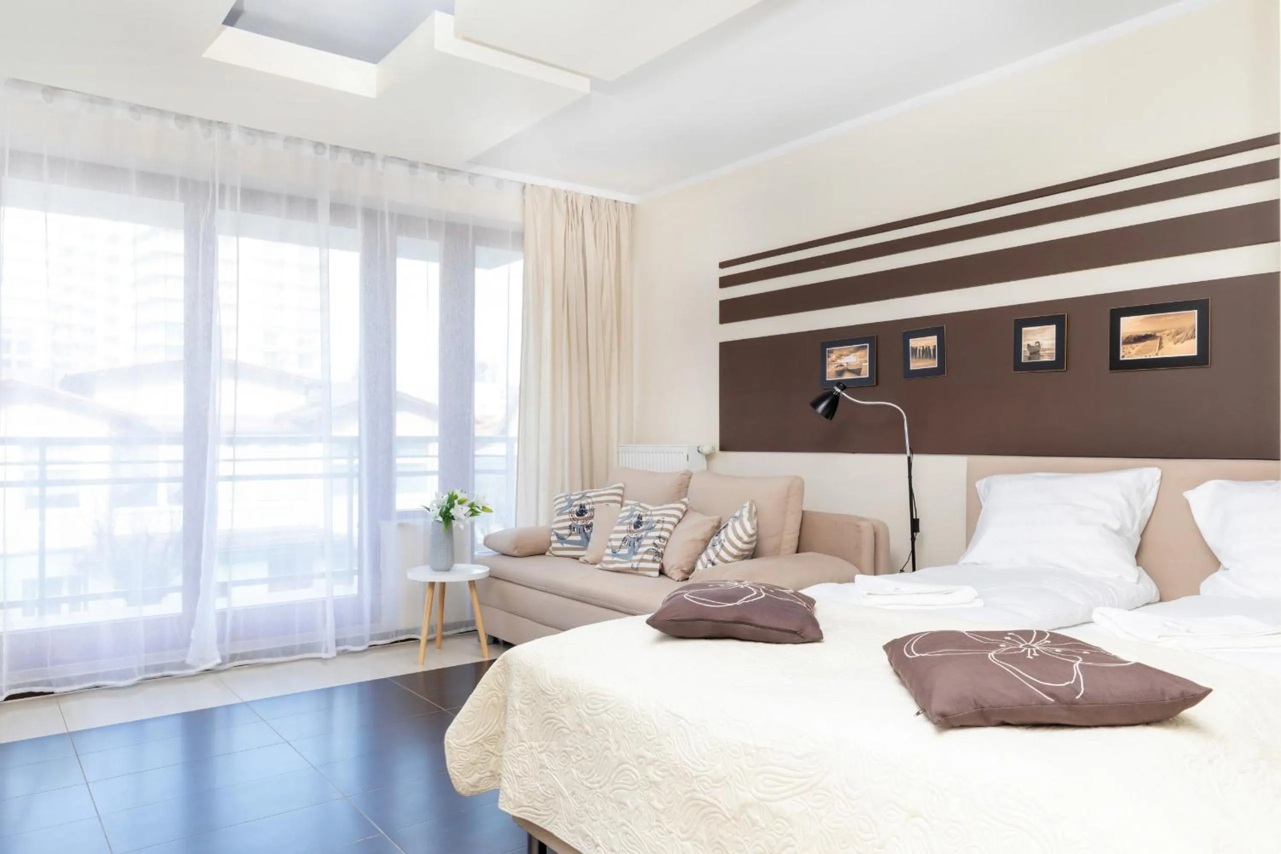 Living room, Bed in Apartament Villa Marea Misdroy by Noclegi Renters