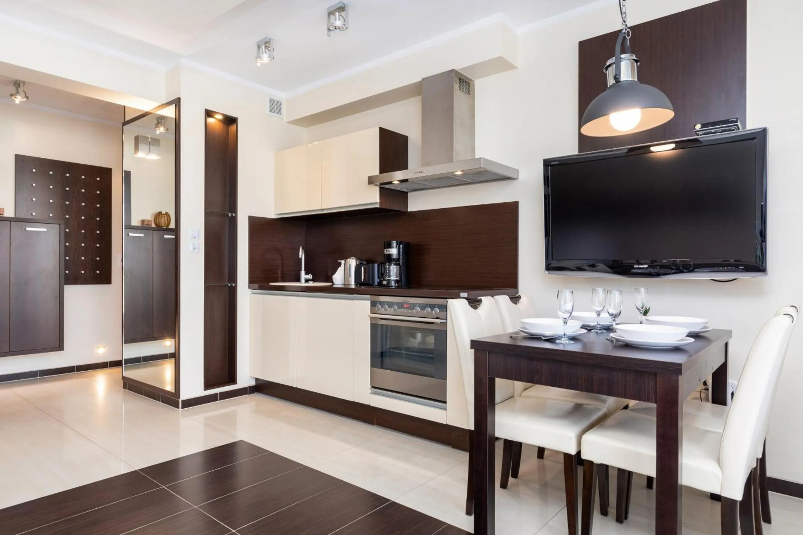 Kitchen or kitchenette in Apartament Villa Marea Misdroy by Noclegi Renters