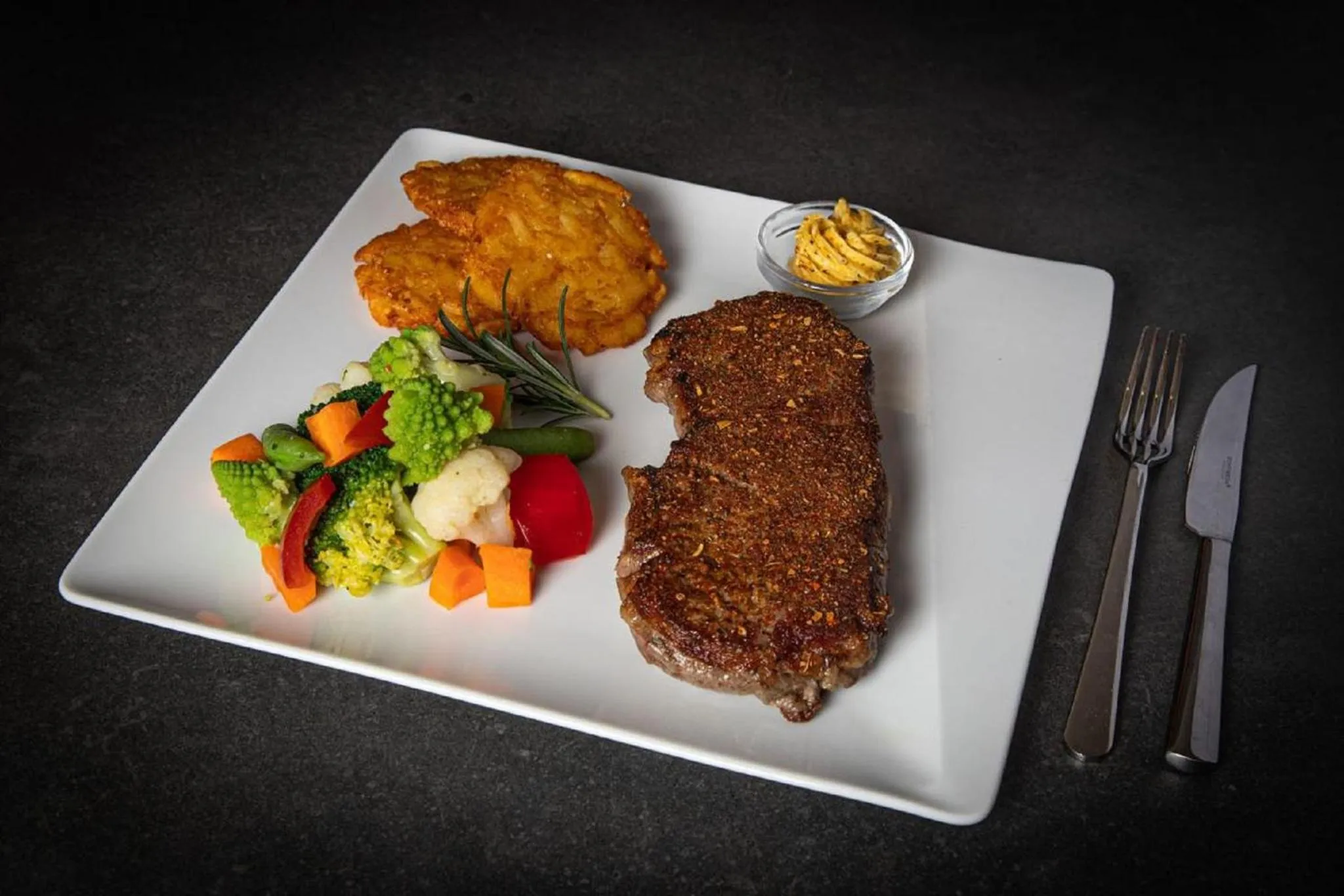 Food close-up in Burggasthof Hauptmann