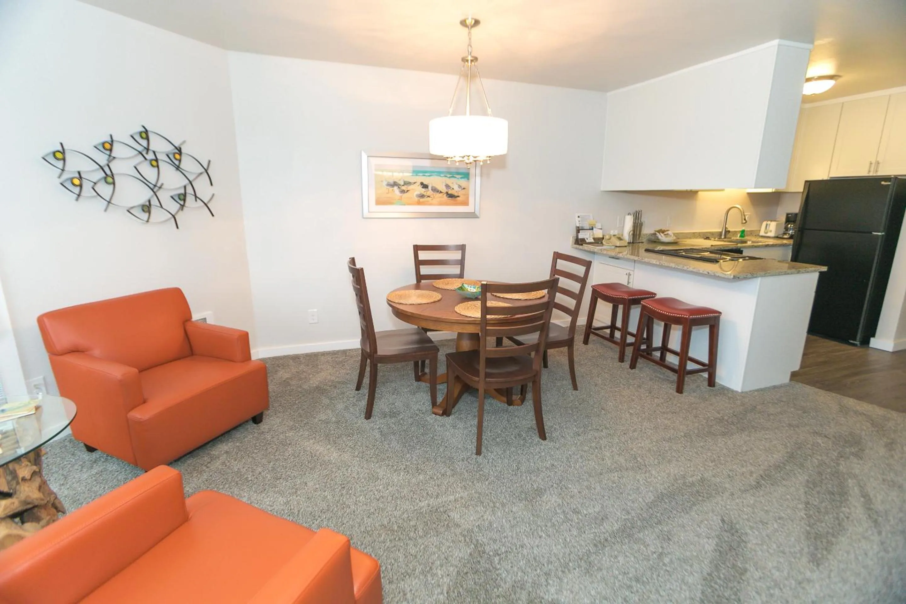 Living room in Grey Gull