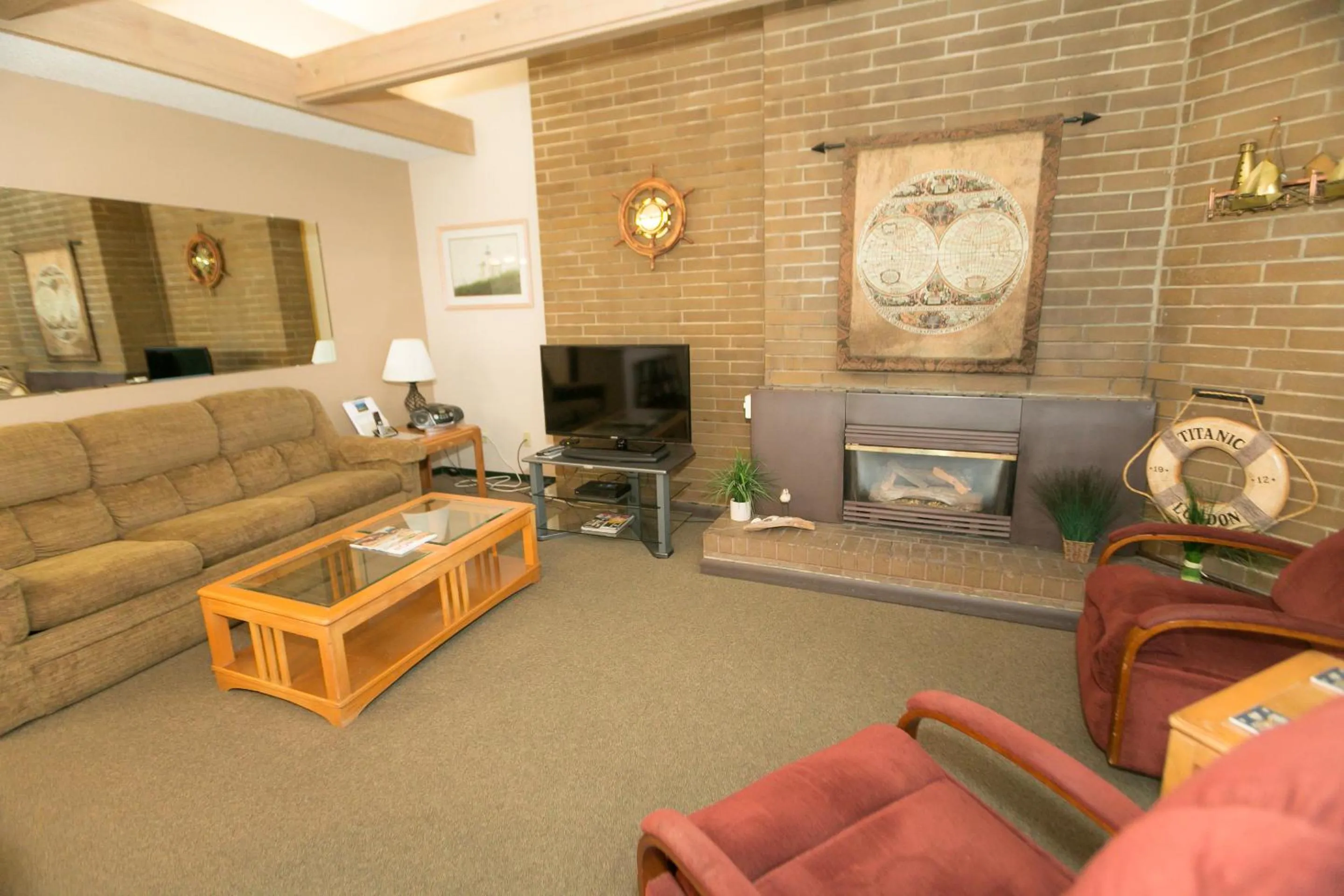 Living room in Grey Gull