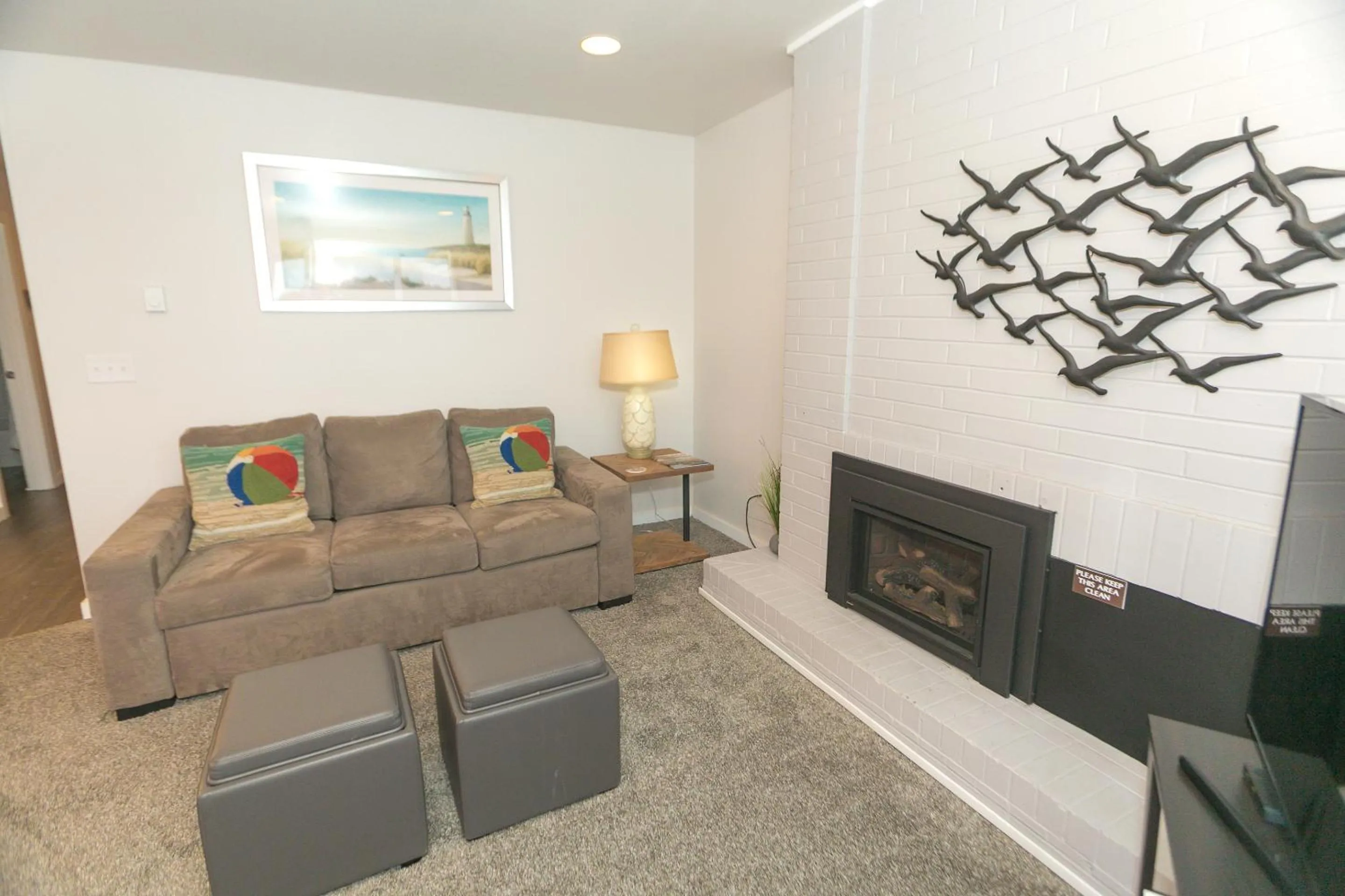 Living room in Grey Gull