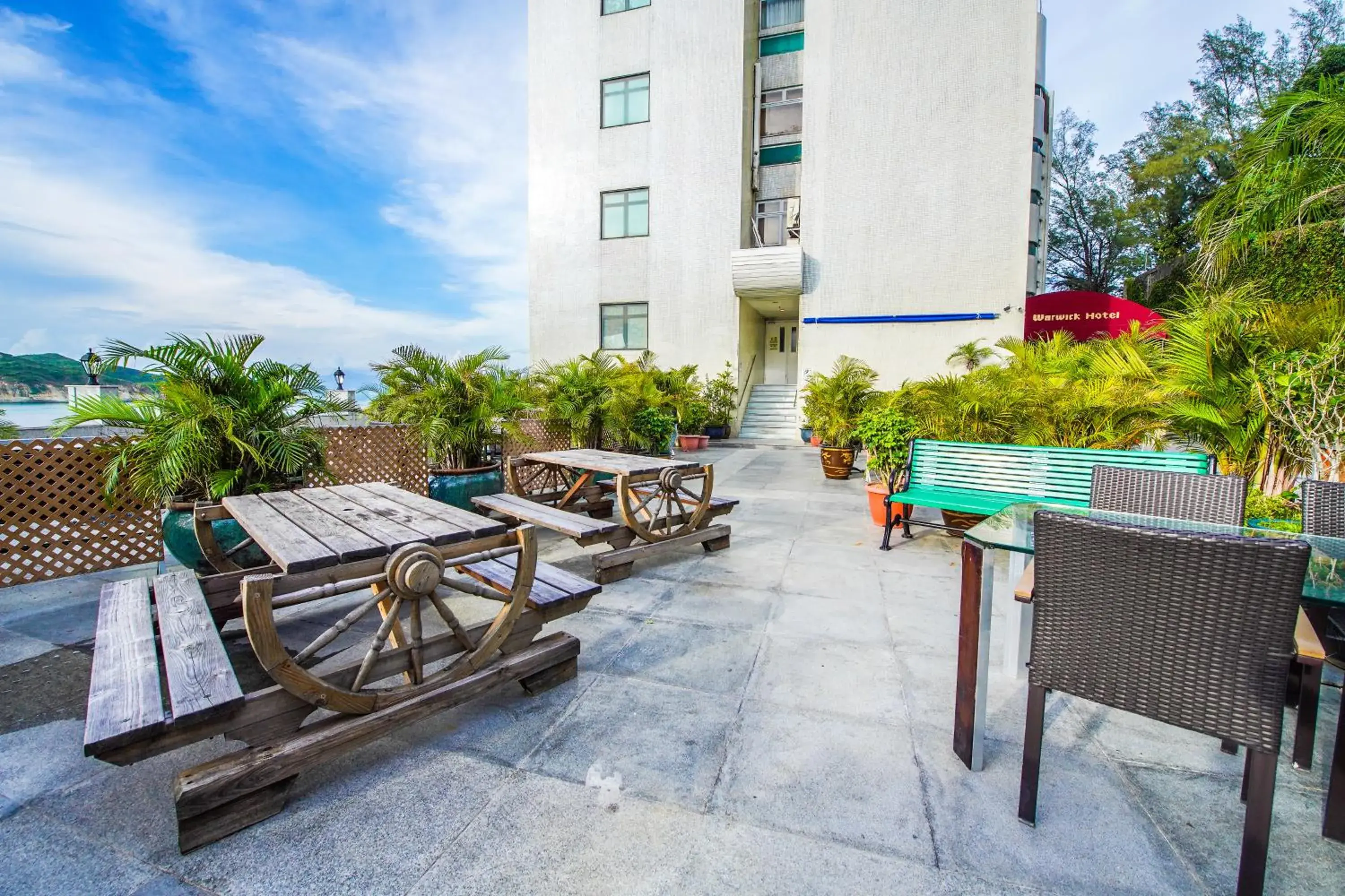 Property building in Warwick Hotel Cheung Chau Property building in Warwick Hotel Cheung Chau