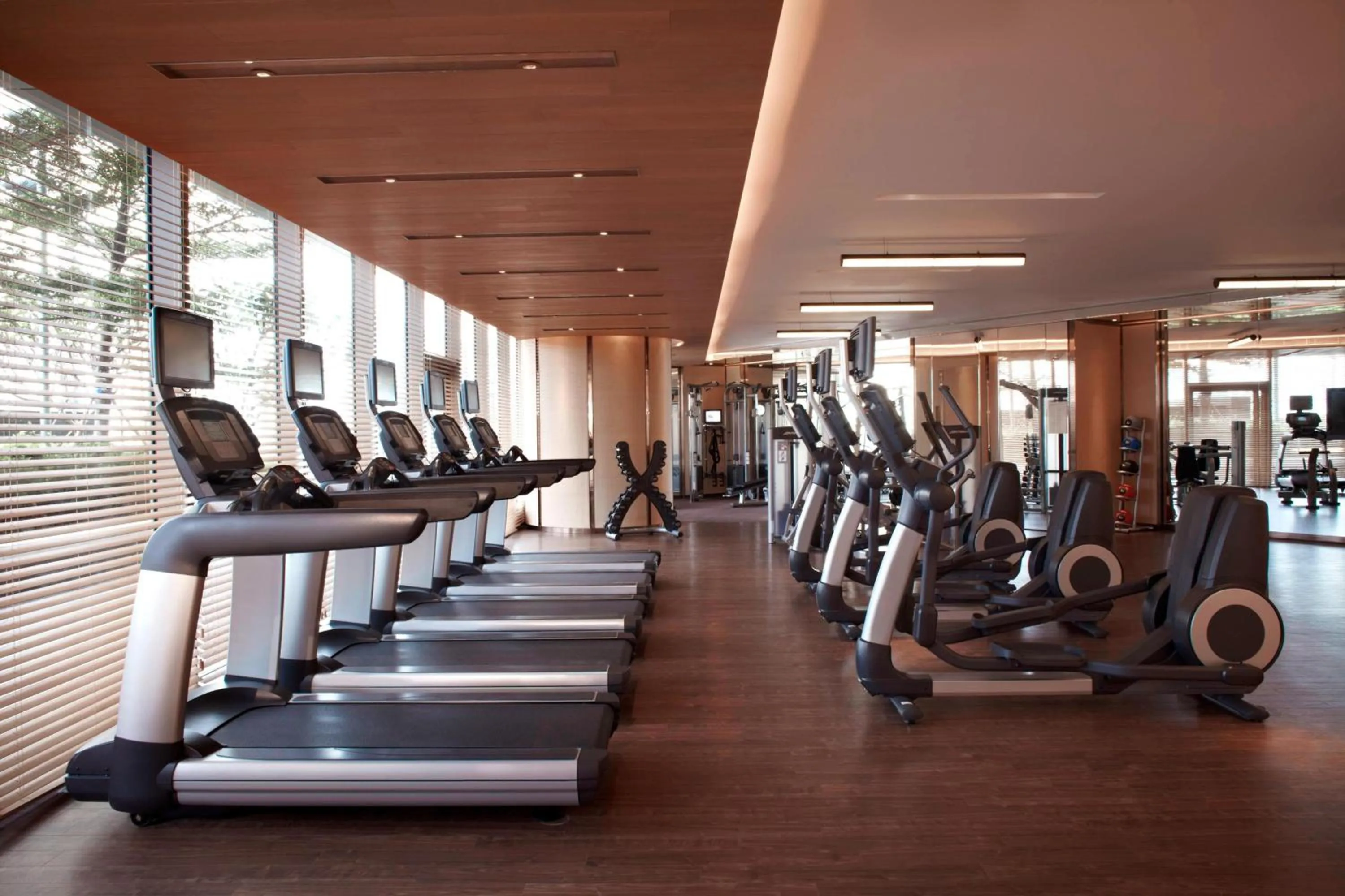 Fitness centre/facilities in Courtyard by Marriott Hong Kong Sha Tin