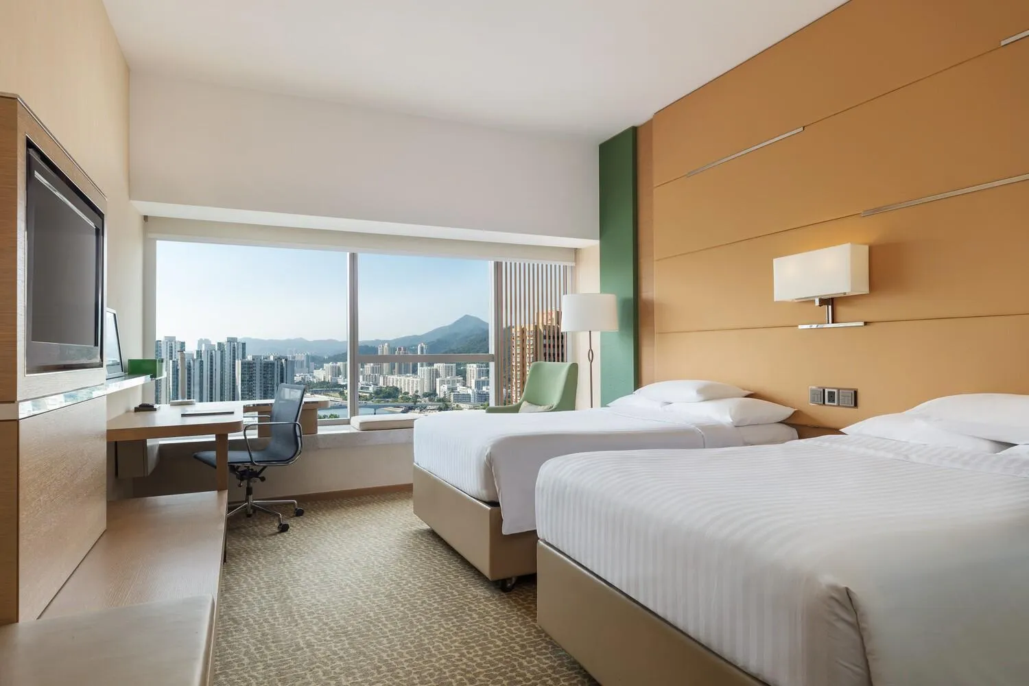 Bed in Courtyard by Marriott Hong Kong Sha Tin
