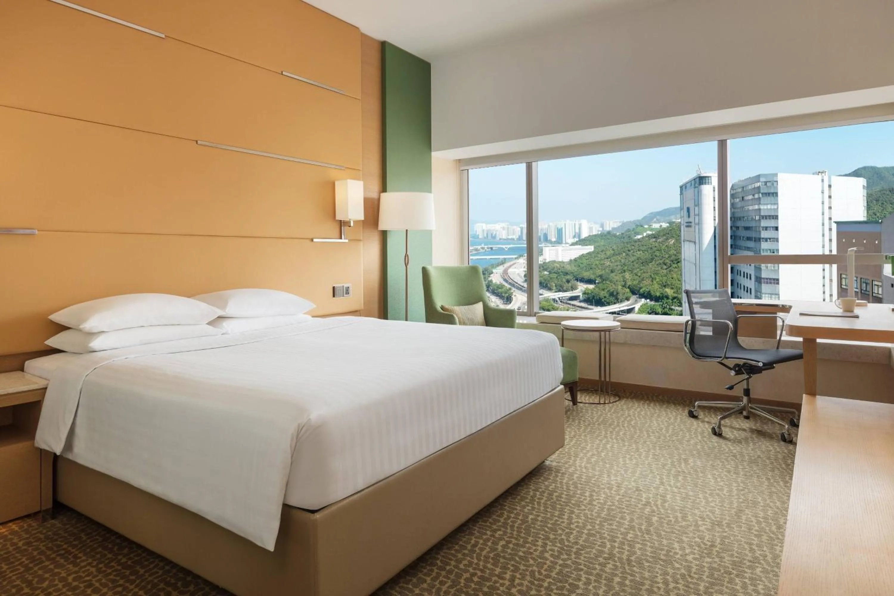 Photo of the whole room, Bed in Courtyard by Marriott Hong Kong Sha Tin