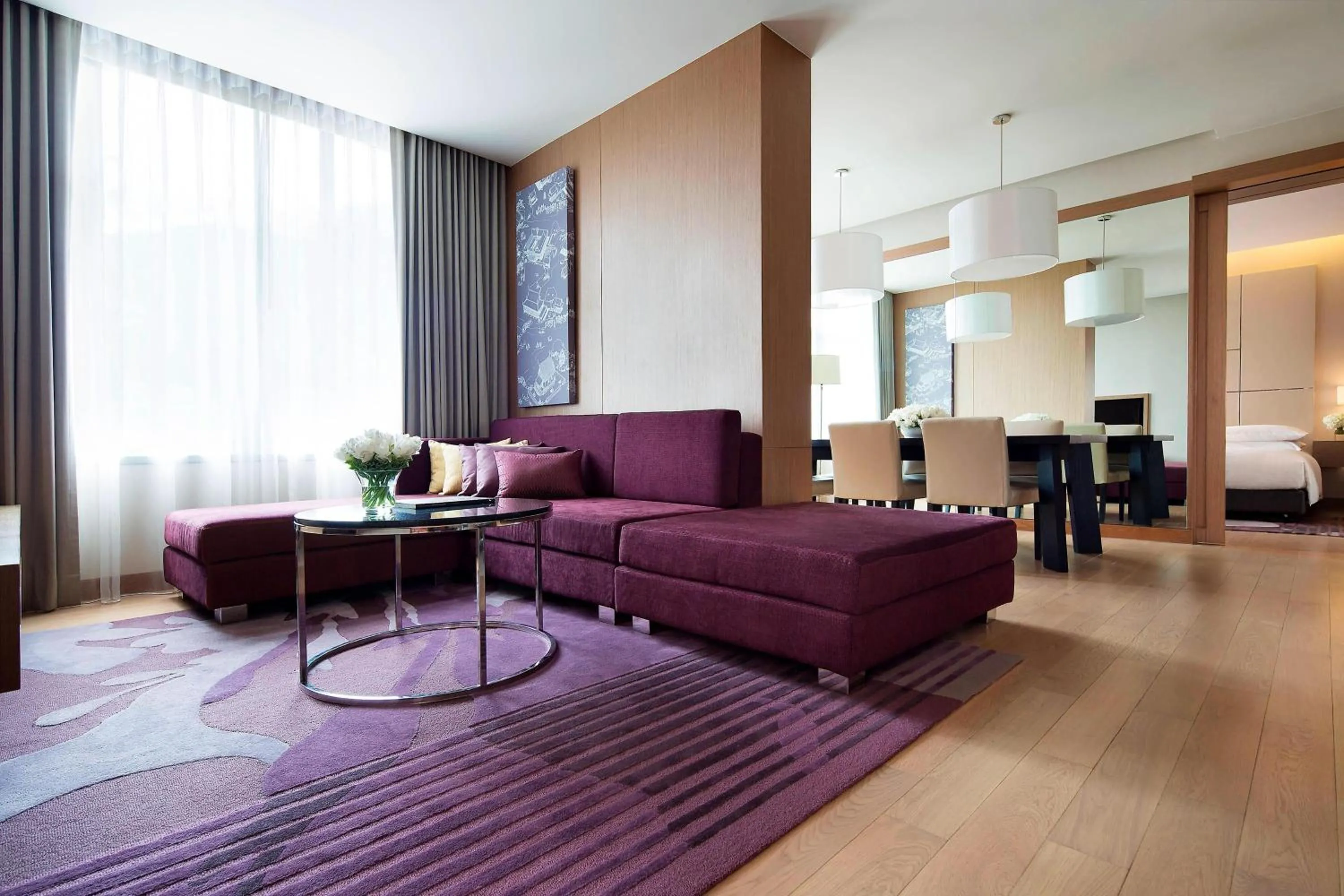Living room in Marriott Executive Apartments Bangkok, Sukhumvit Thonglor