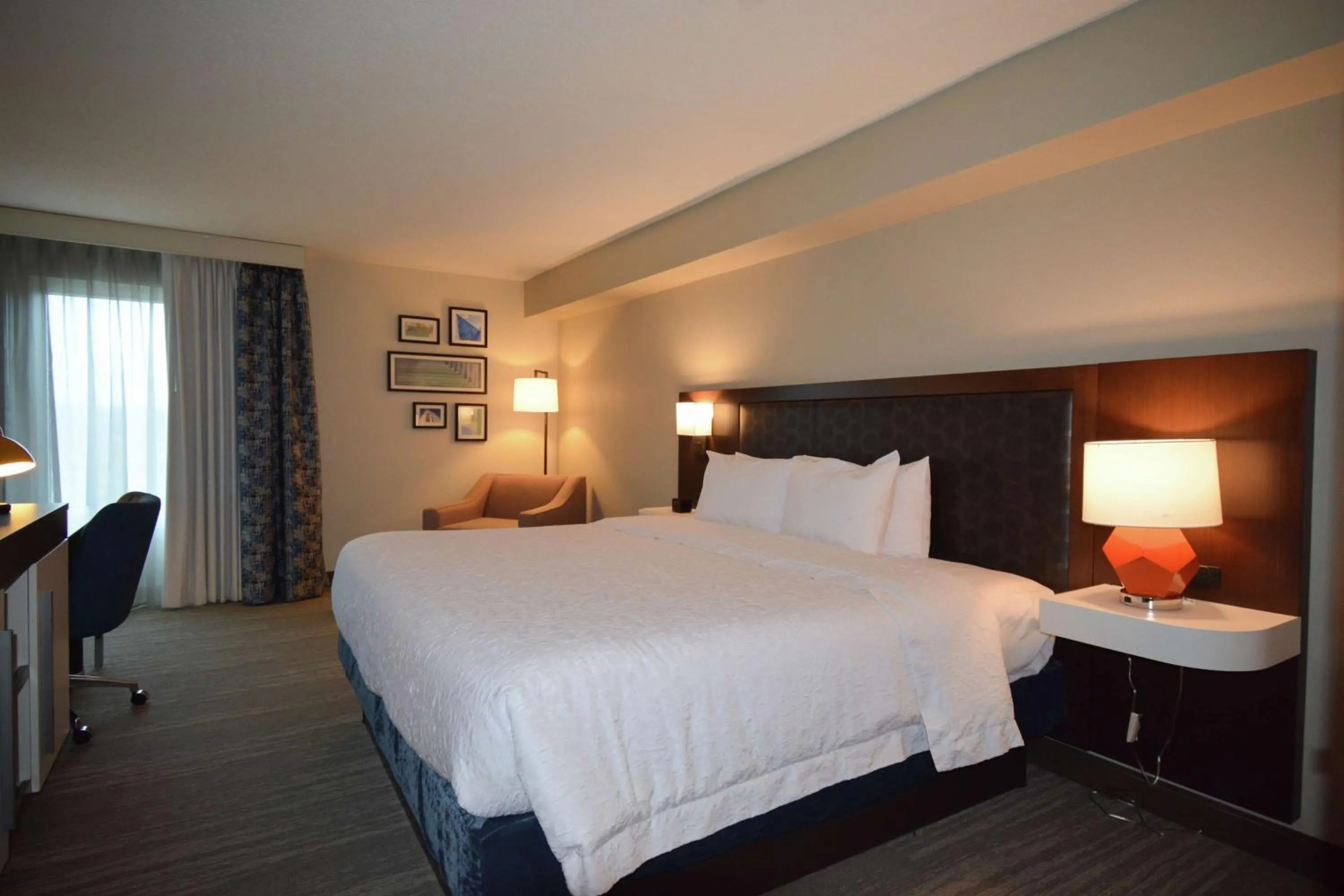 Bedroom, Bed in Hampton Inn Salem East - Electric Road