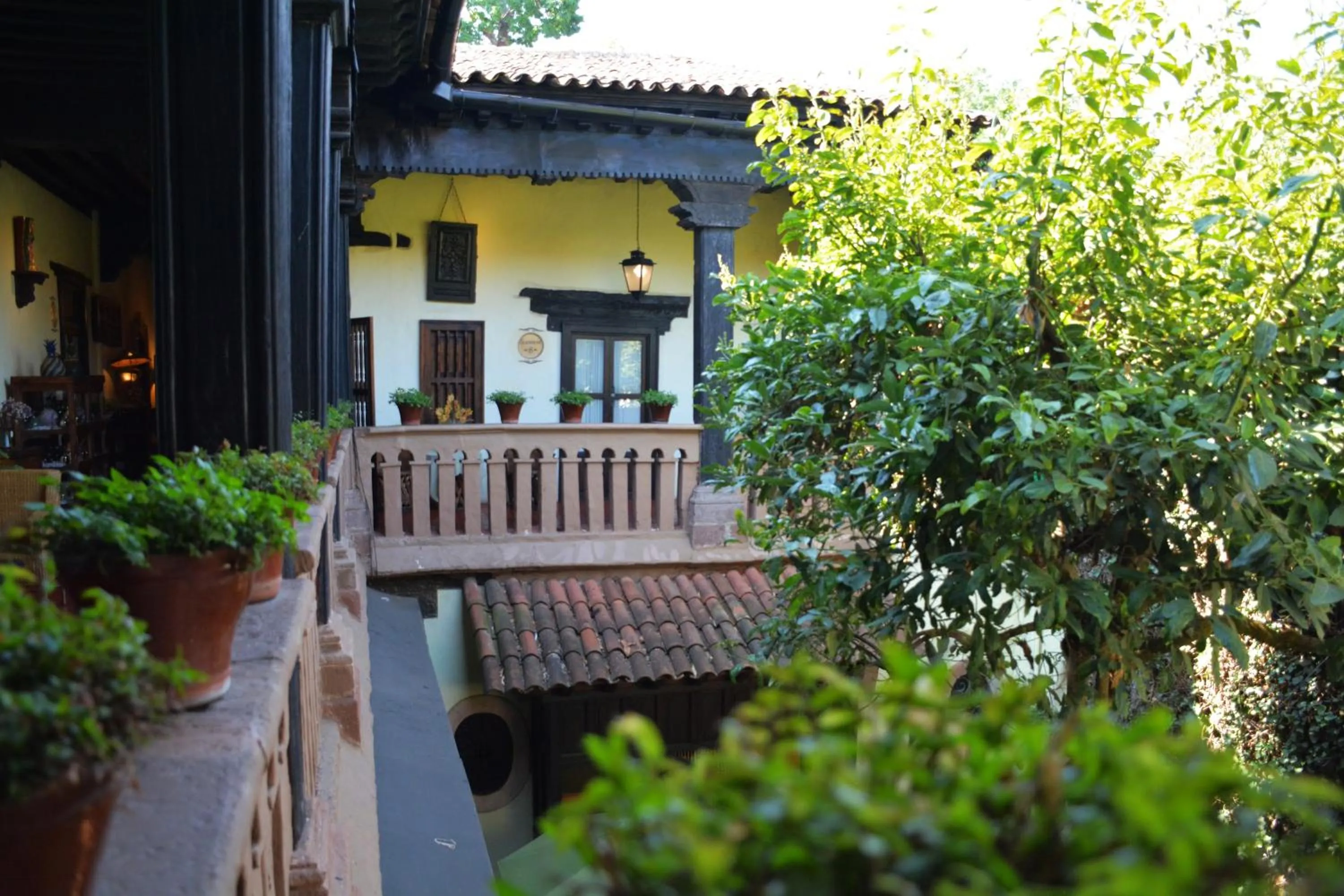 Balcony/Terrace in Hotel Mansion Iturbe