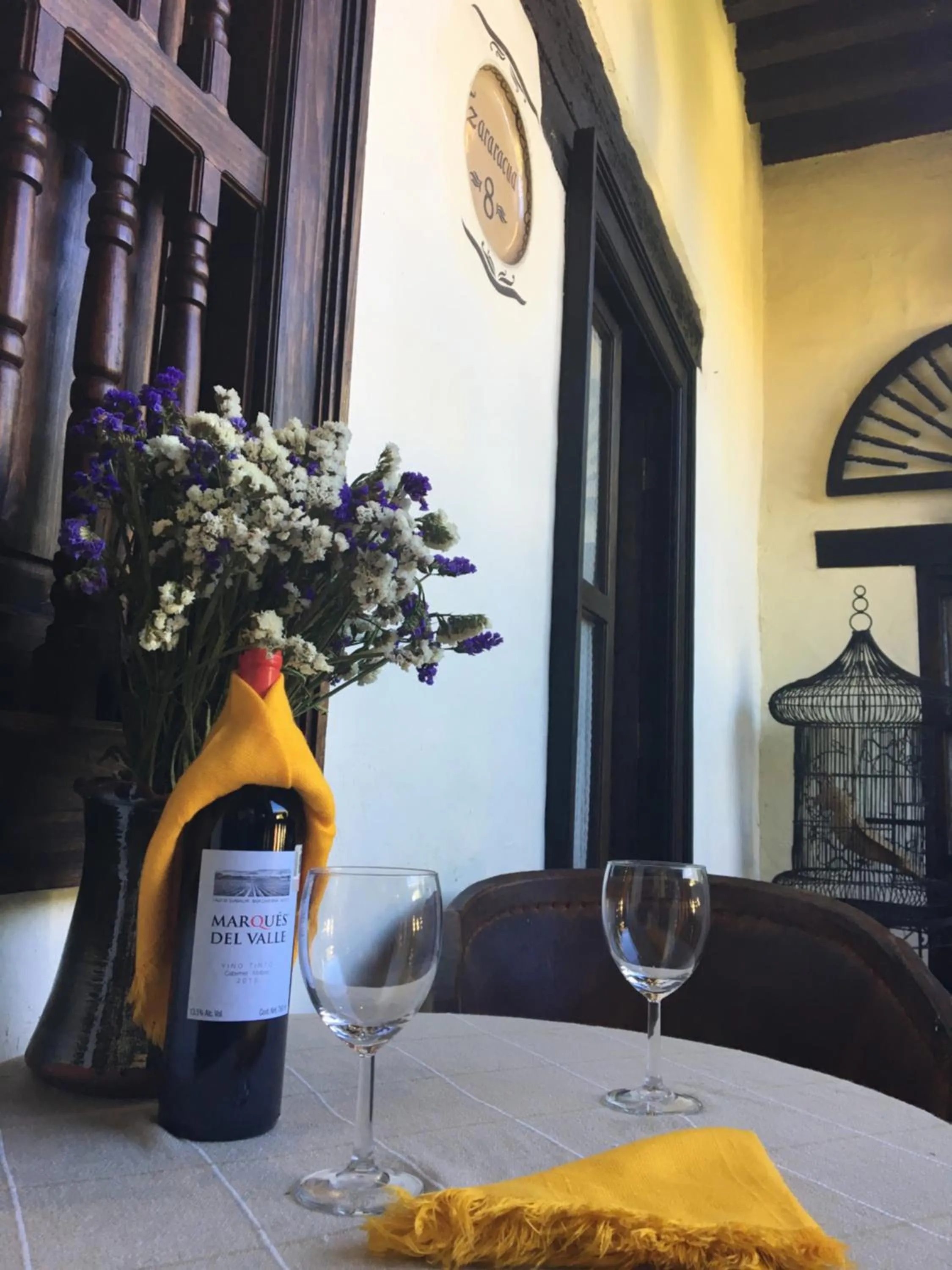 Drinks in Hotel Mansion Iturbe