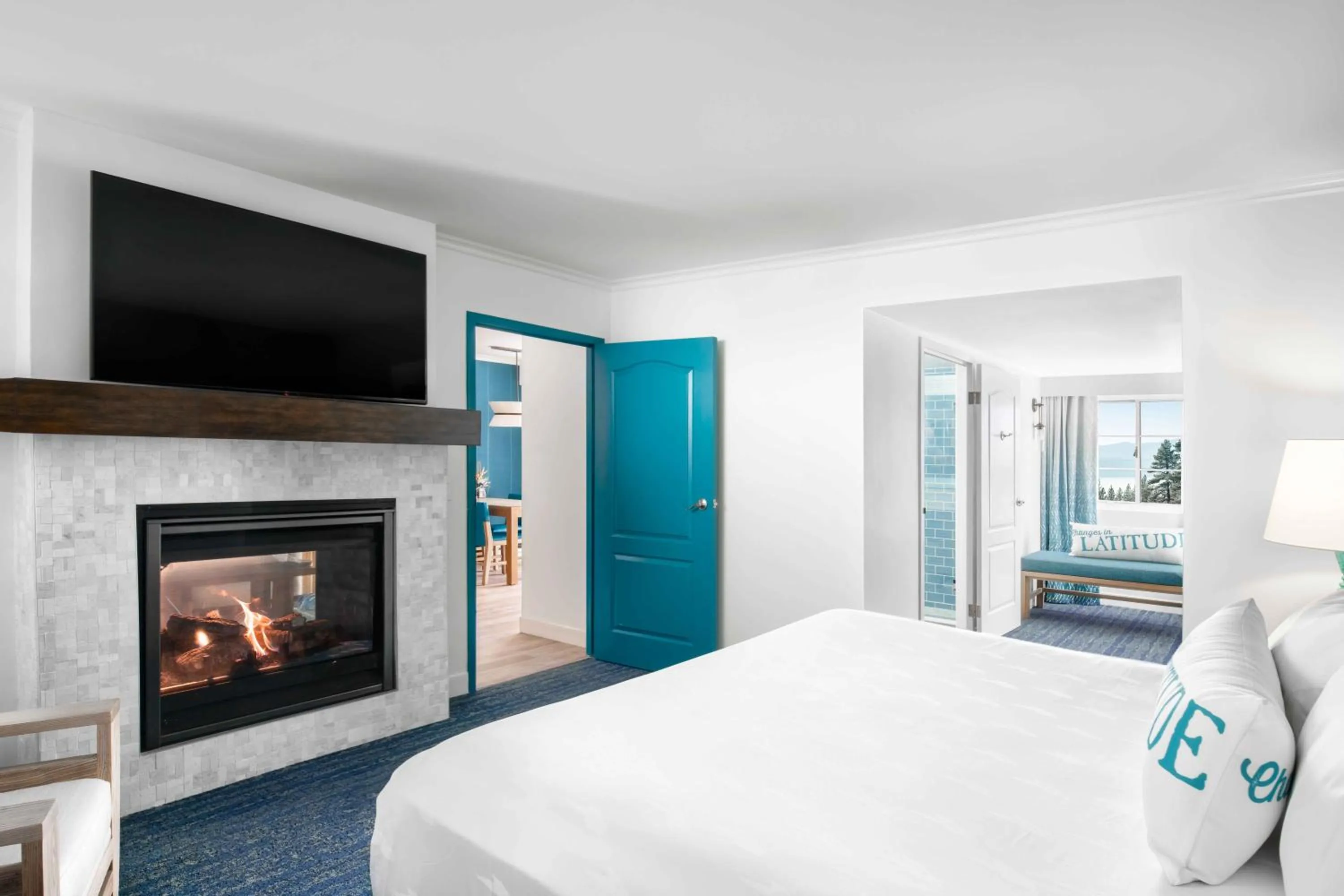 Bed in Margaritaville Resort Lake Tahoe