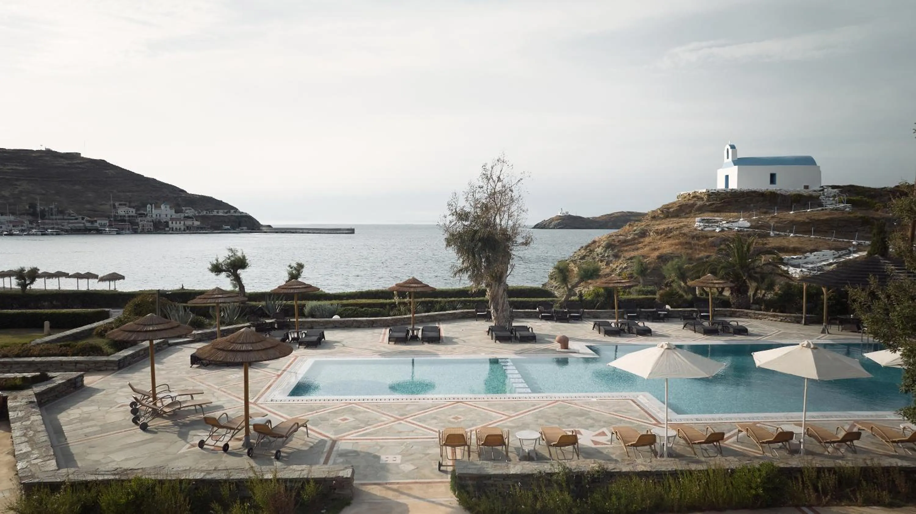 Property building in Porto Kea Suites by Sandglass