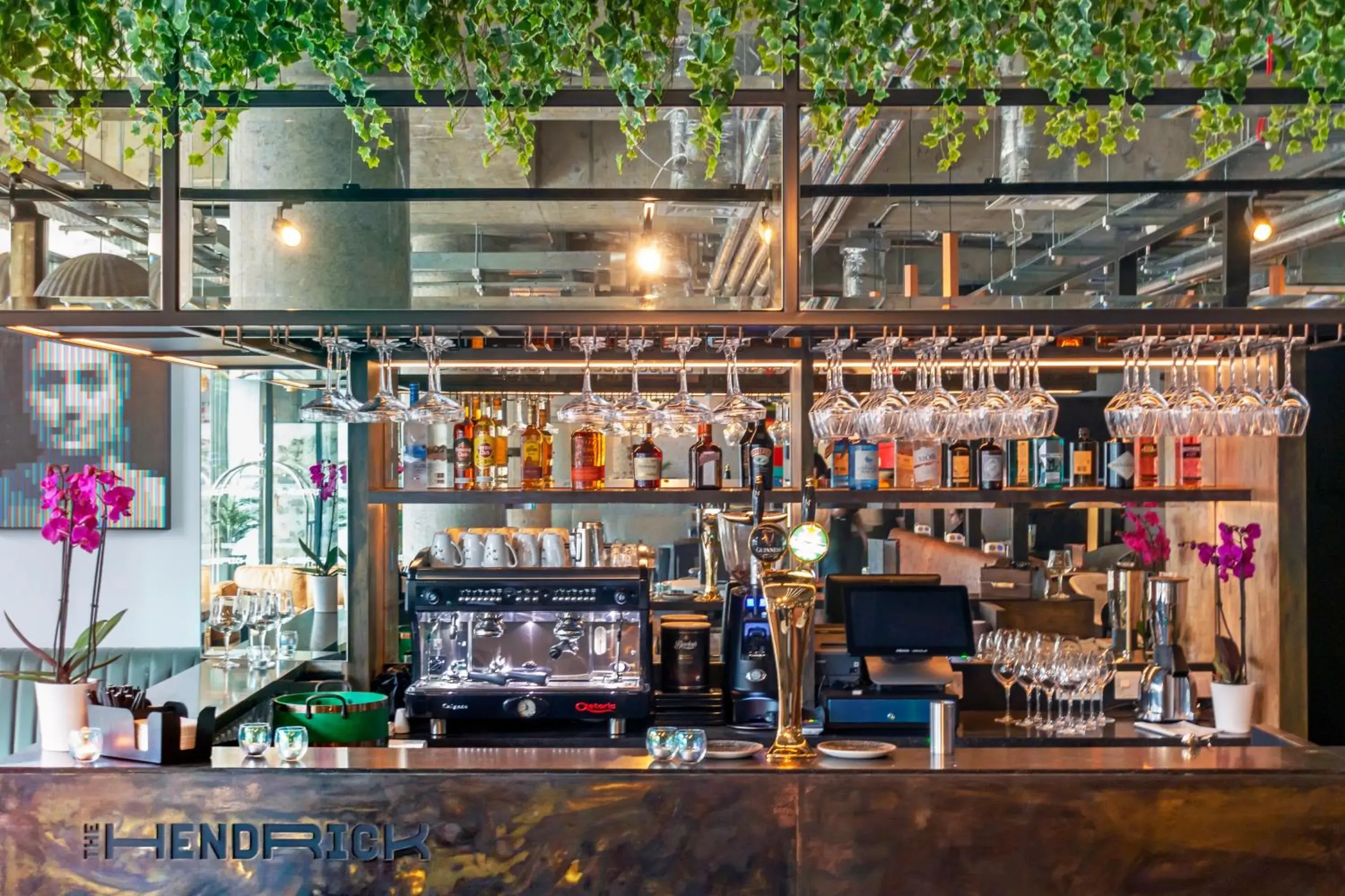 Lounge or bar in The Hendrick Smithfield Lounge or bar in The Hendrick Smithfield