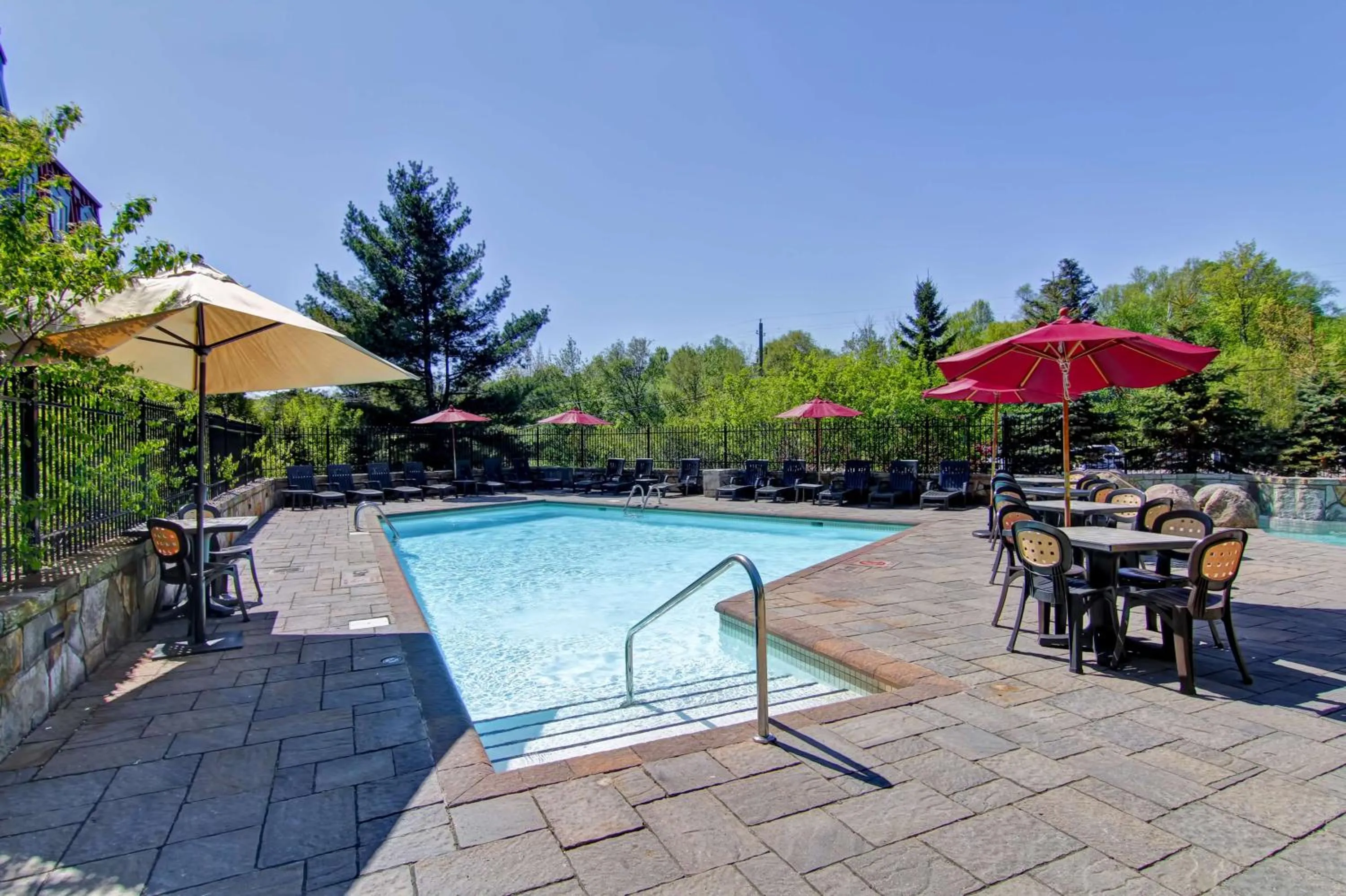 Pool view in Homewood Suites by Hilton Mont-Tremblant Resort