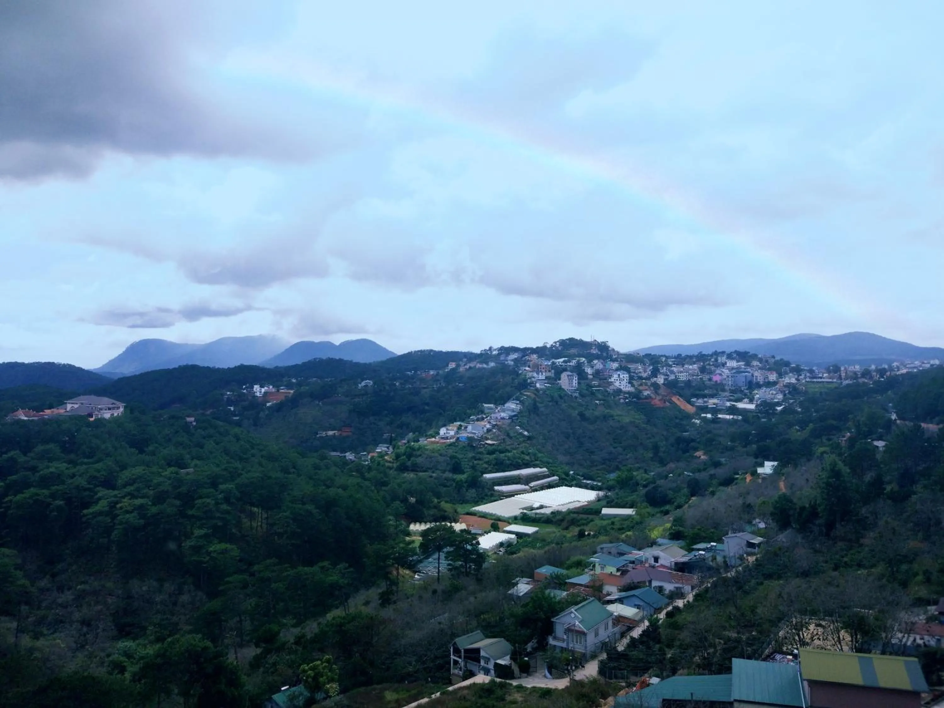 Mountain view in Lacami Dalat Hotel