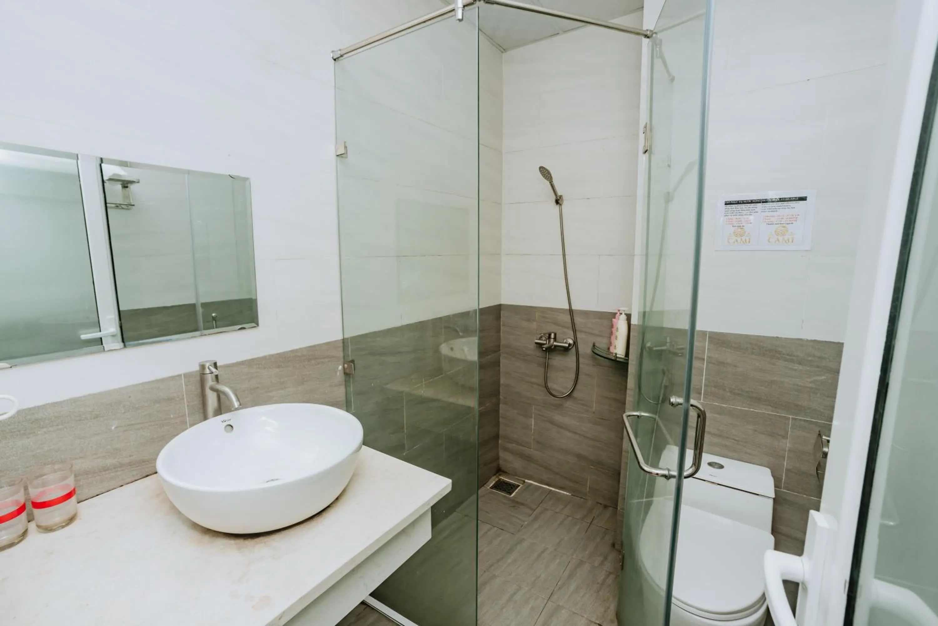 Bathroom in Lacami Dalat Hotel