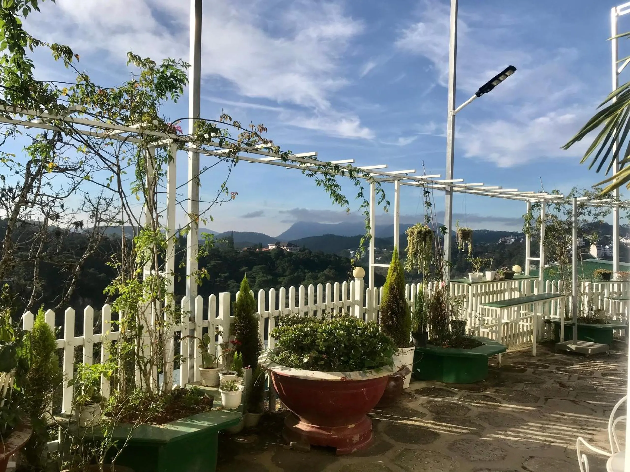 Garden view in Lacami Dalat Hotel