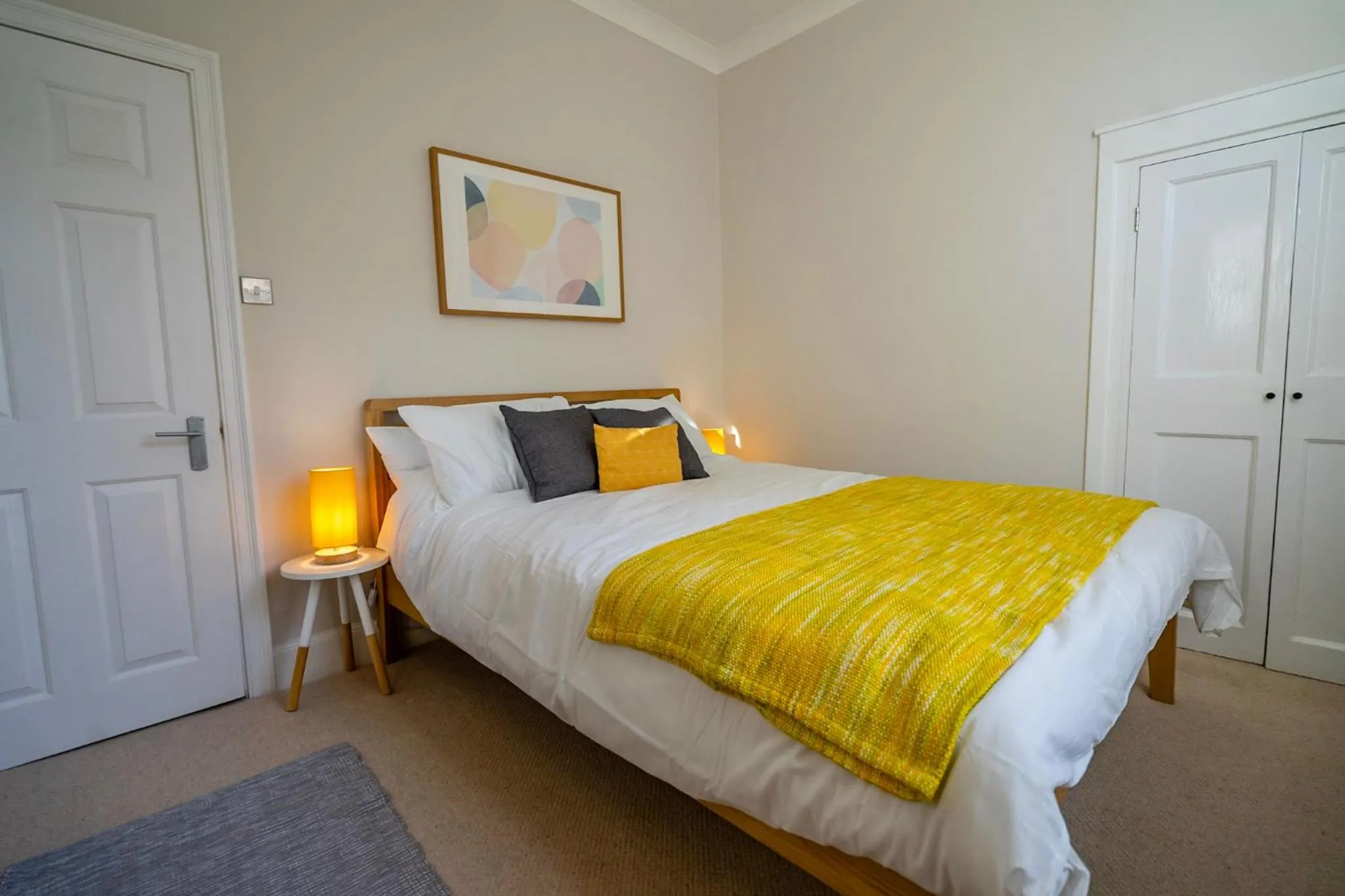 Bedroom, Bed in Heart of the City Luxury Apartment