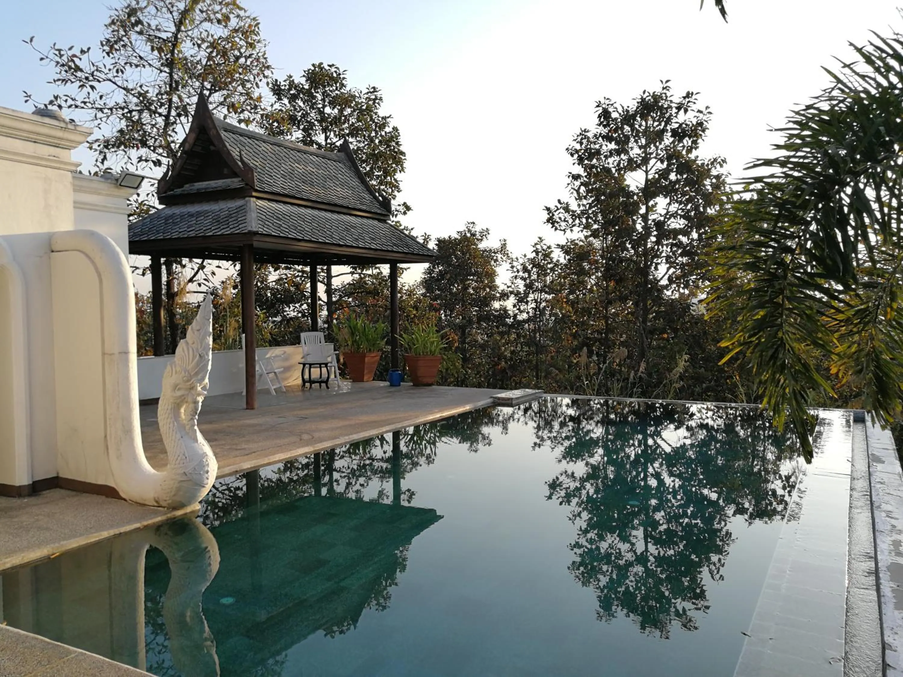 Swimming pool in Amaravati Wellness Center SHA Plus