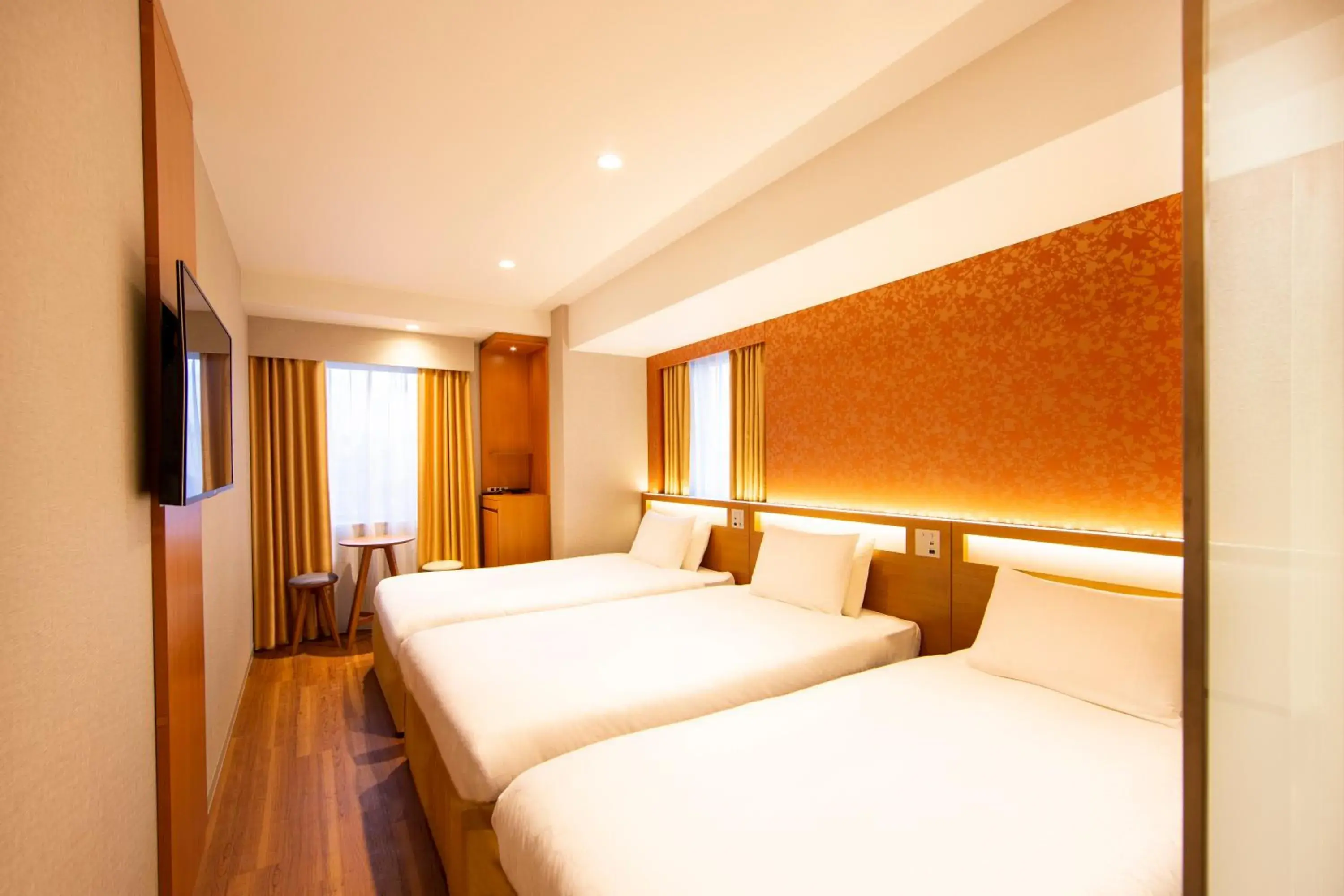 Bed in karaksa hotel grande Shin-Osaka Tower Bed in karaksa hotel grande Shin-Osaka Tower