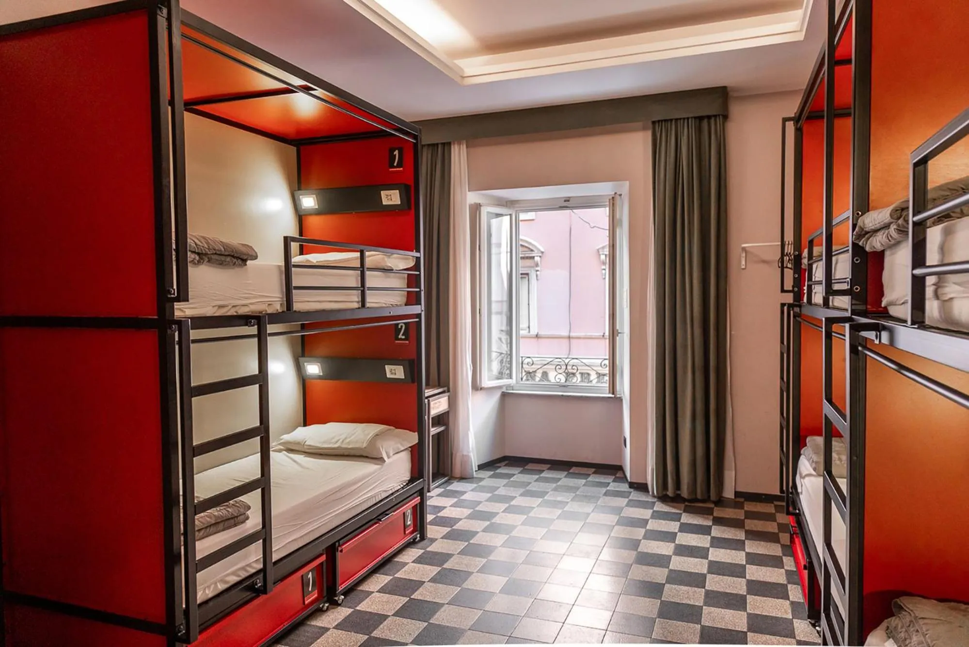 Bed in YellowSquare Rome