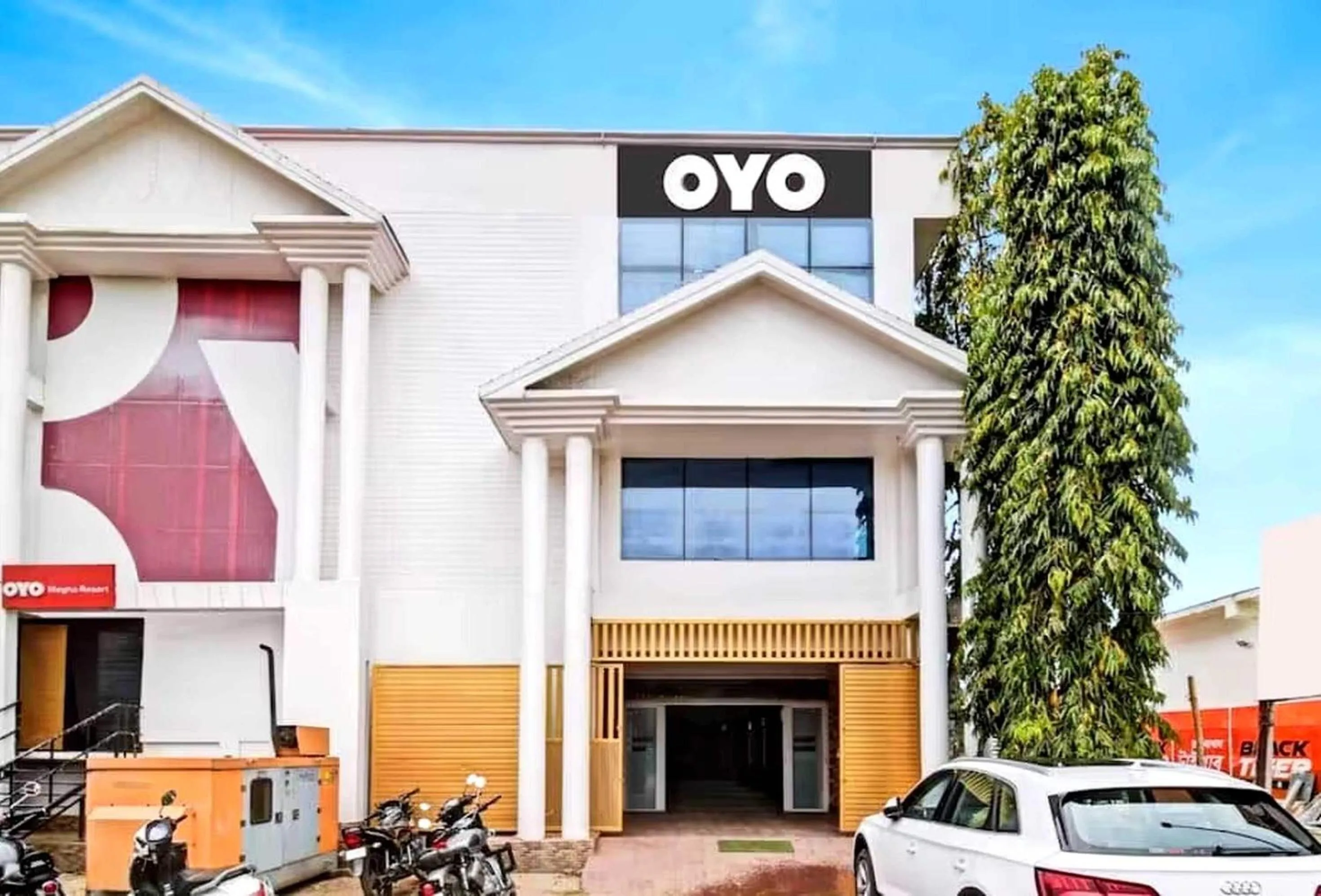 Facade/entrance in Collection O Megha Resort